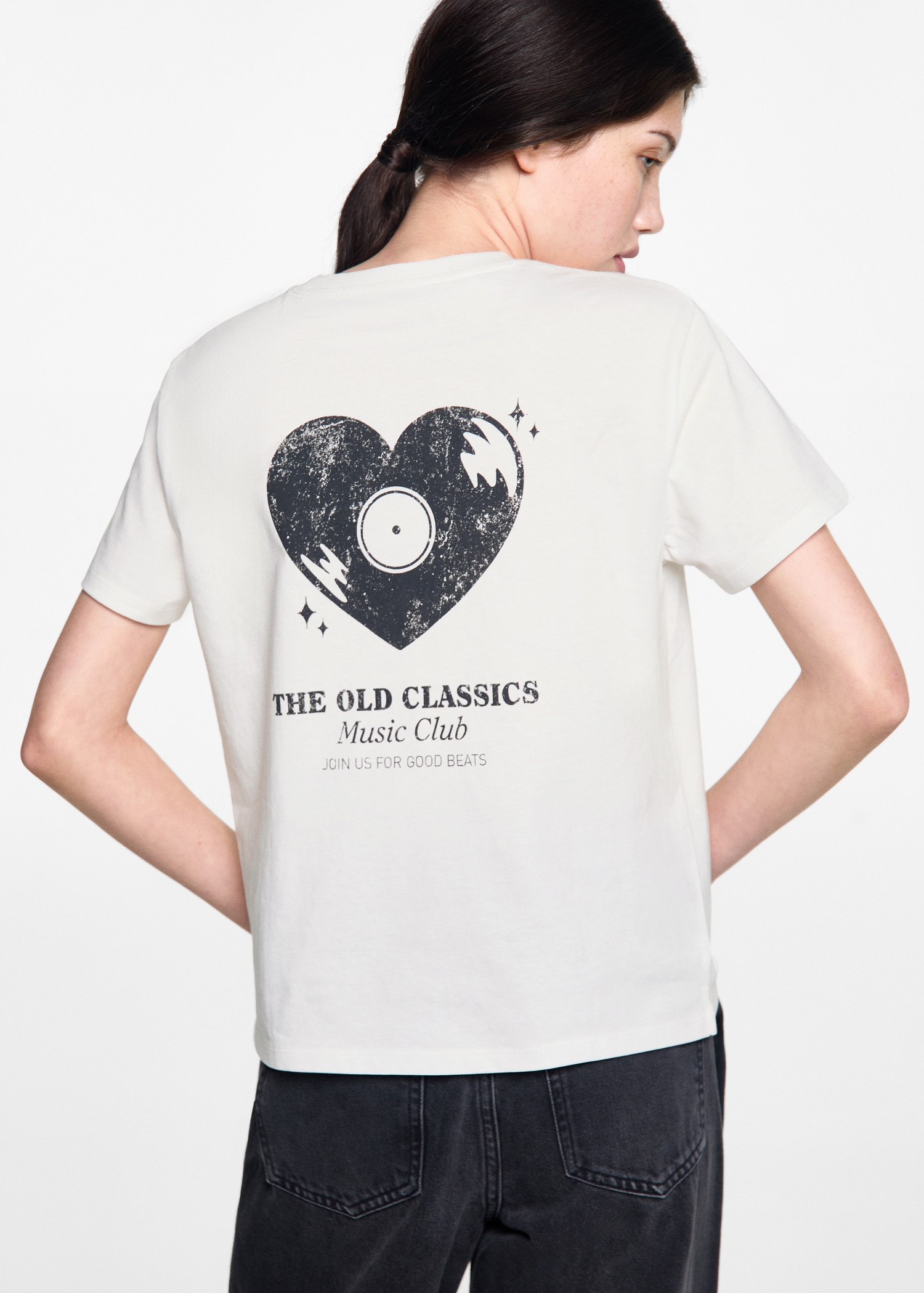 T-shirt coton imprimé - Verso de l’article