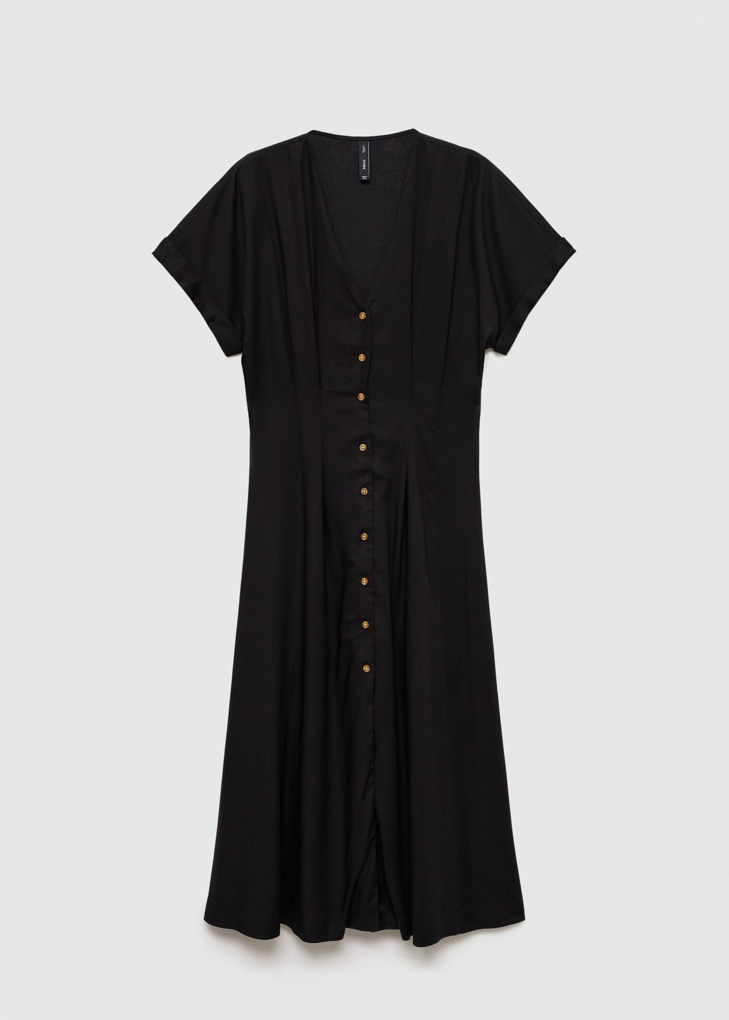 A-line dress with buttons - Article without model
