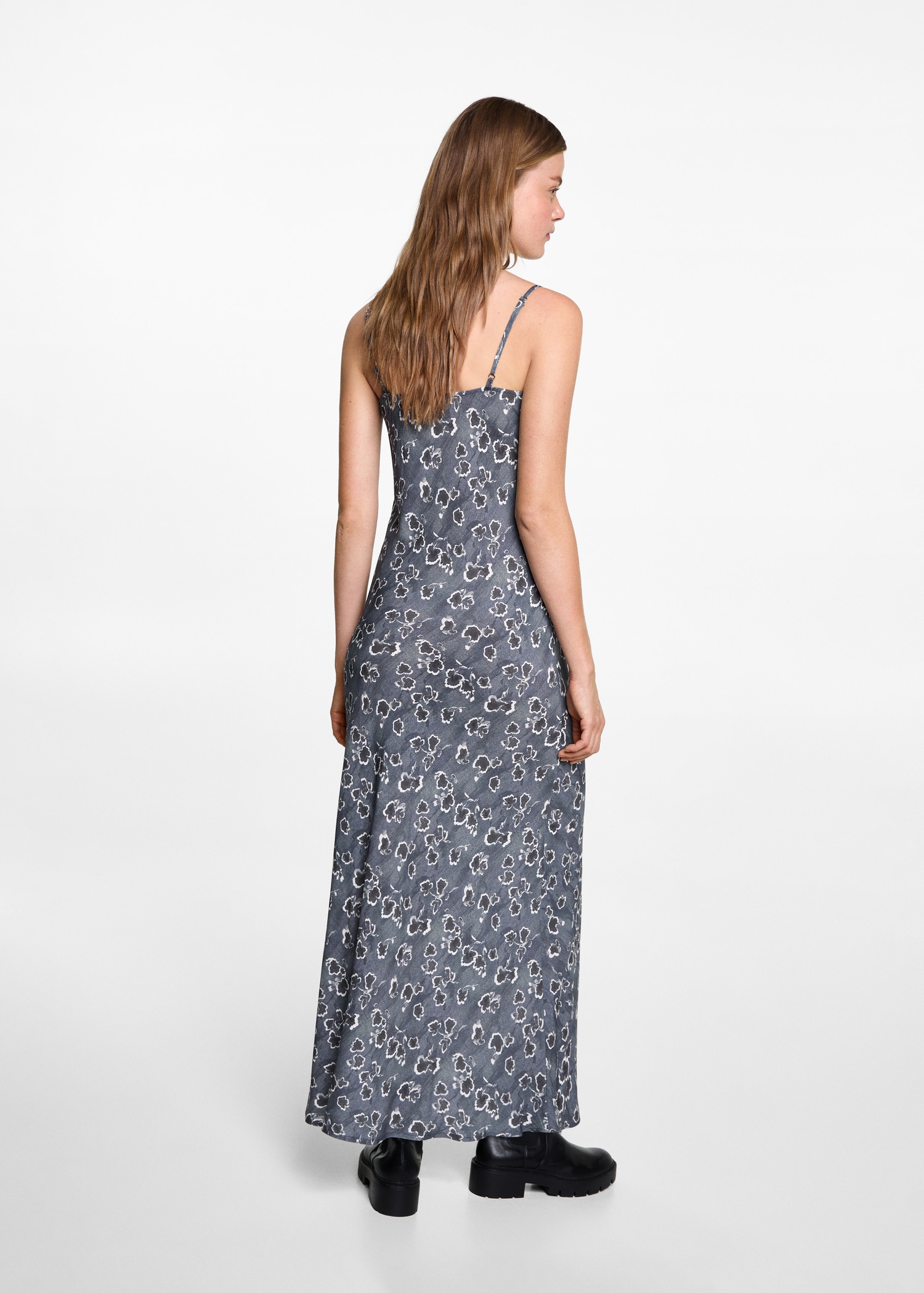 Printed dress - Reverse of the article