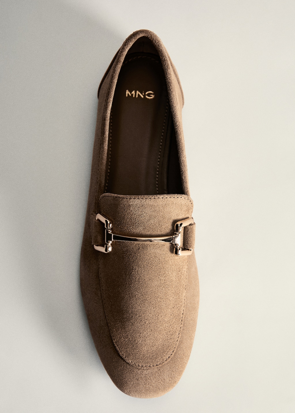 Suede leather loafers