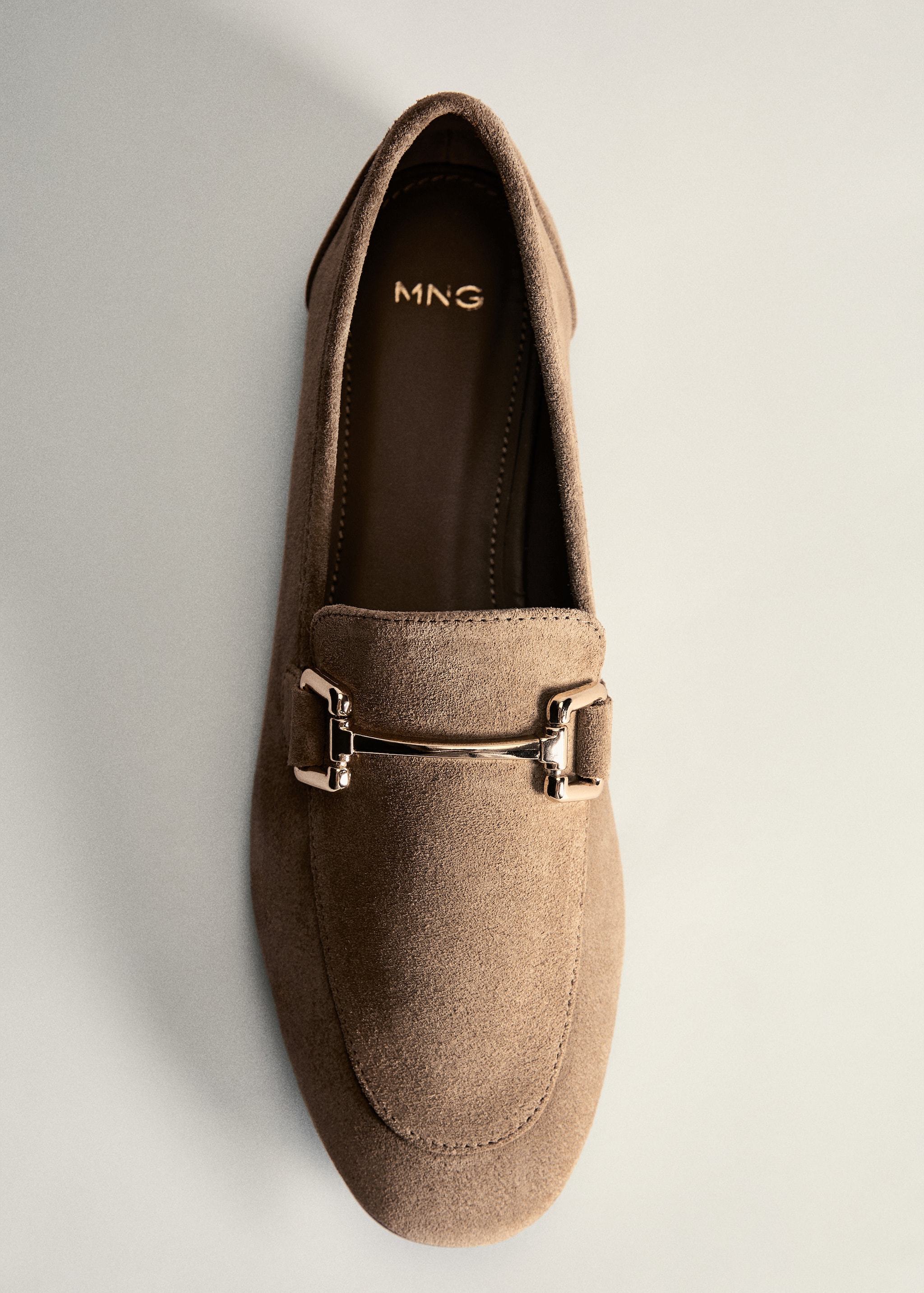 Suede leather loafers - Women | MANGO USA