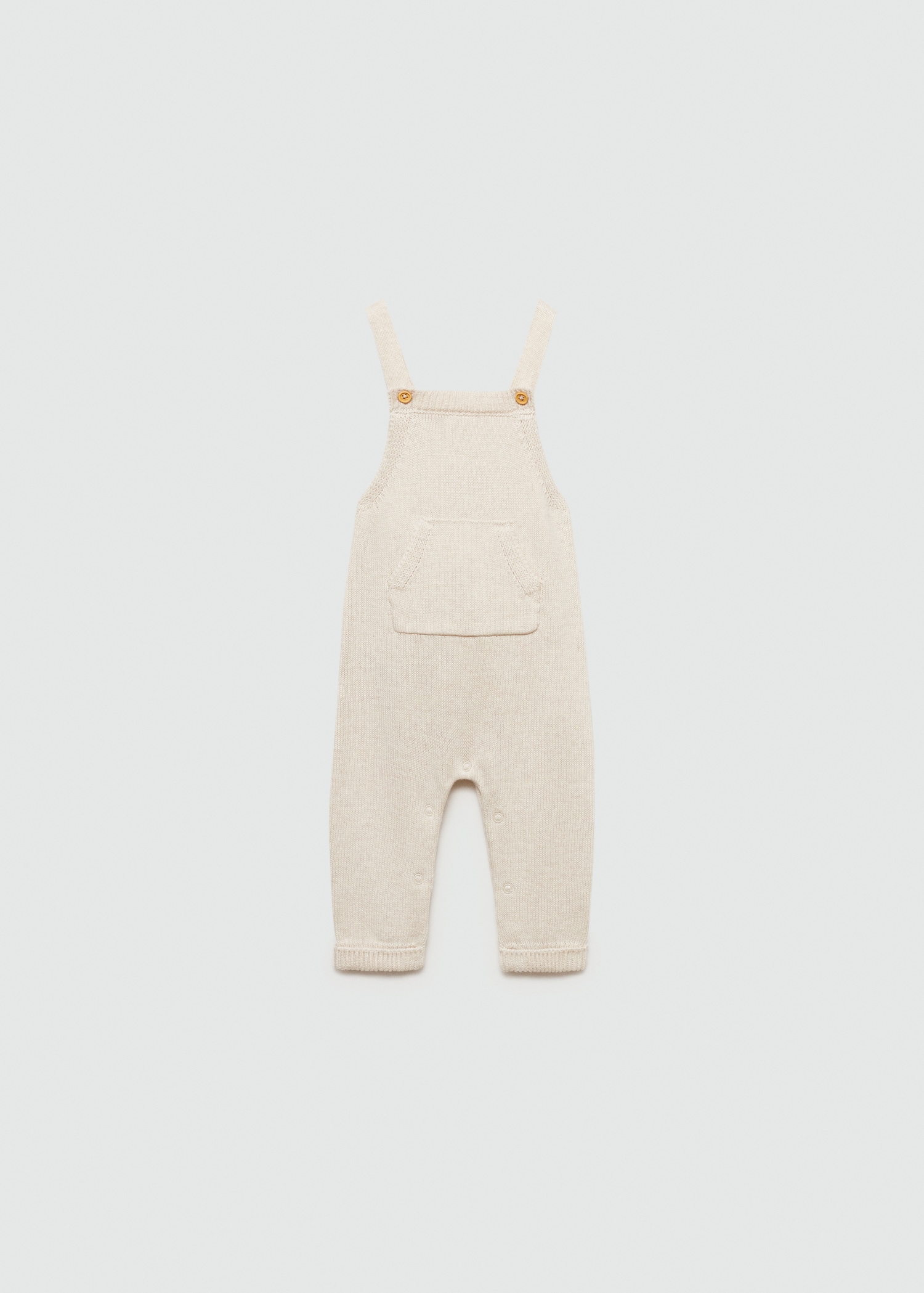 Cotton knit dungarees - Article without model