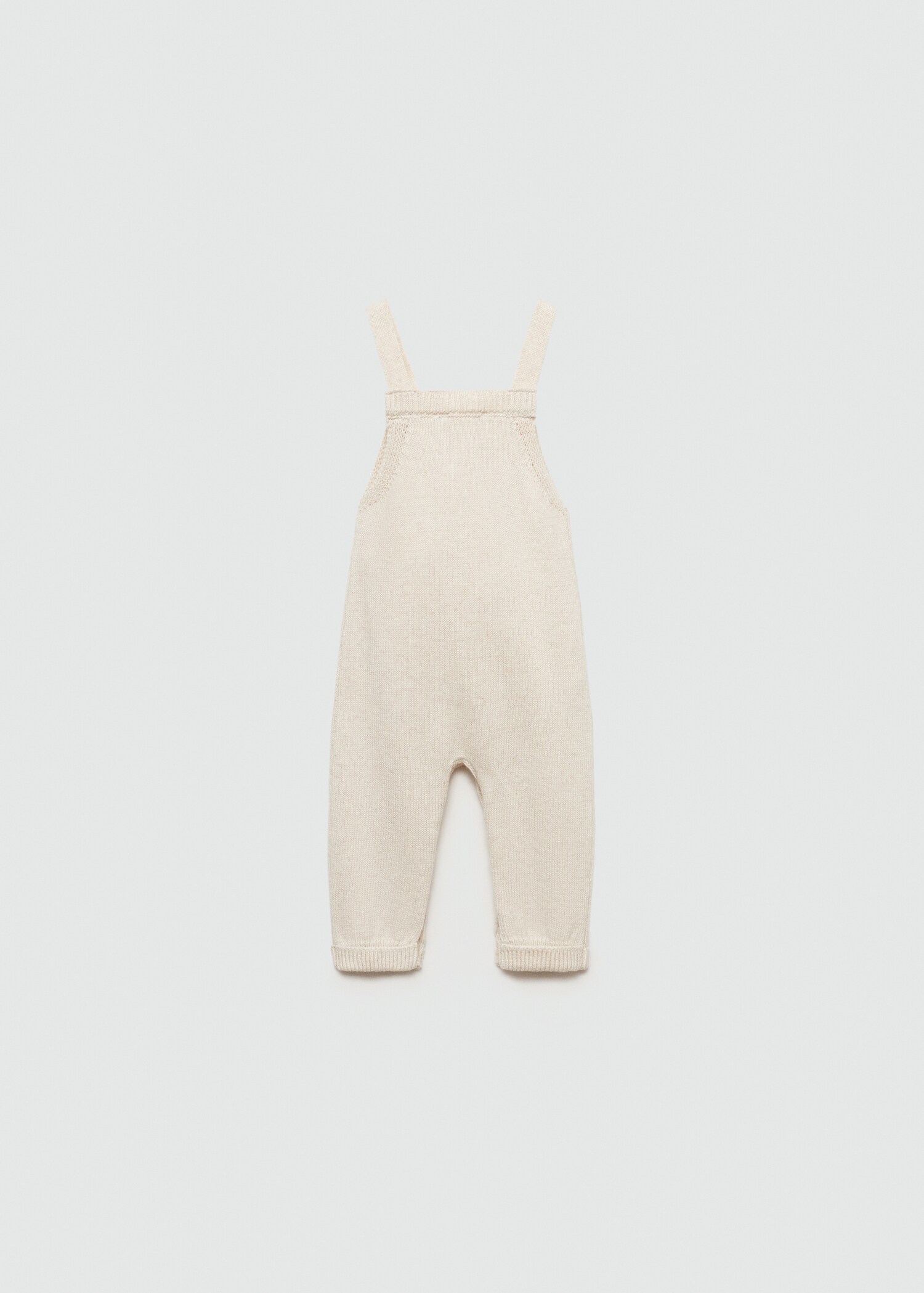 Cotton knit dungarees - Reverse of the article