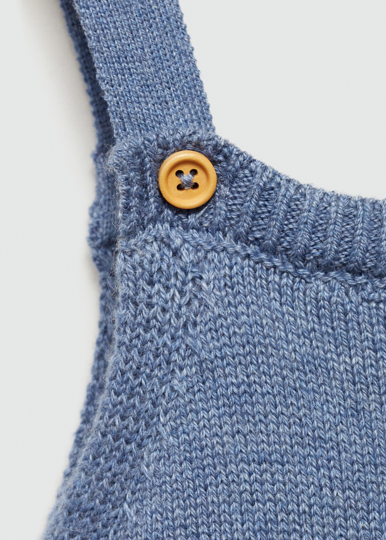 Cotton knit dungarees - Details of the article 8