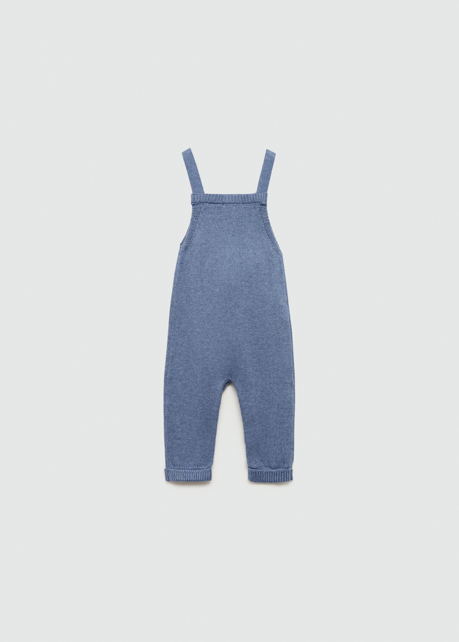 Cotton knit dungarees - Reverse of the article