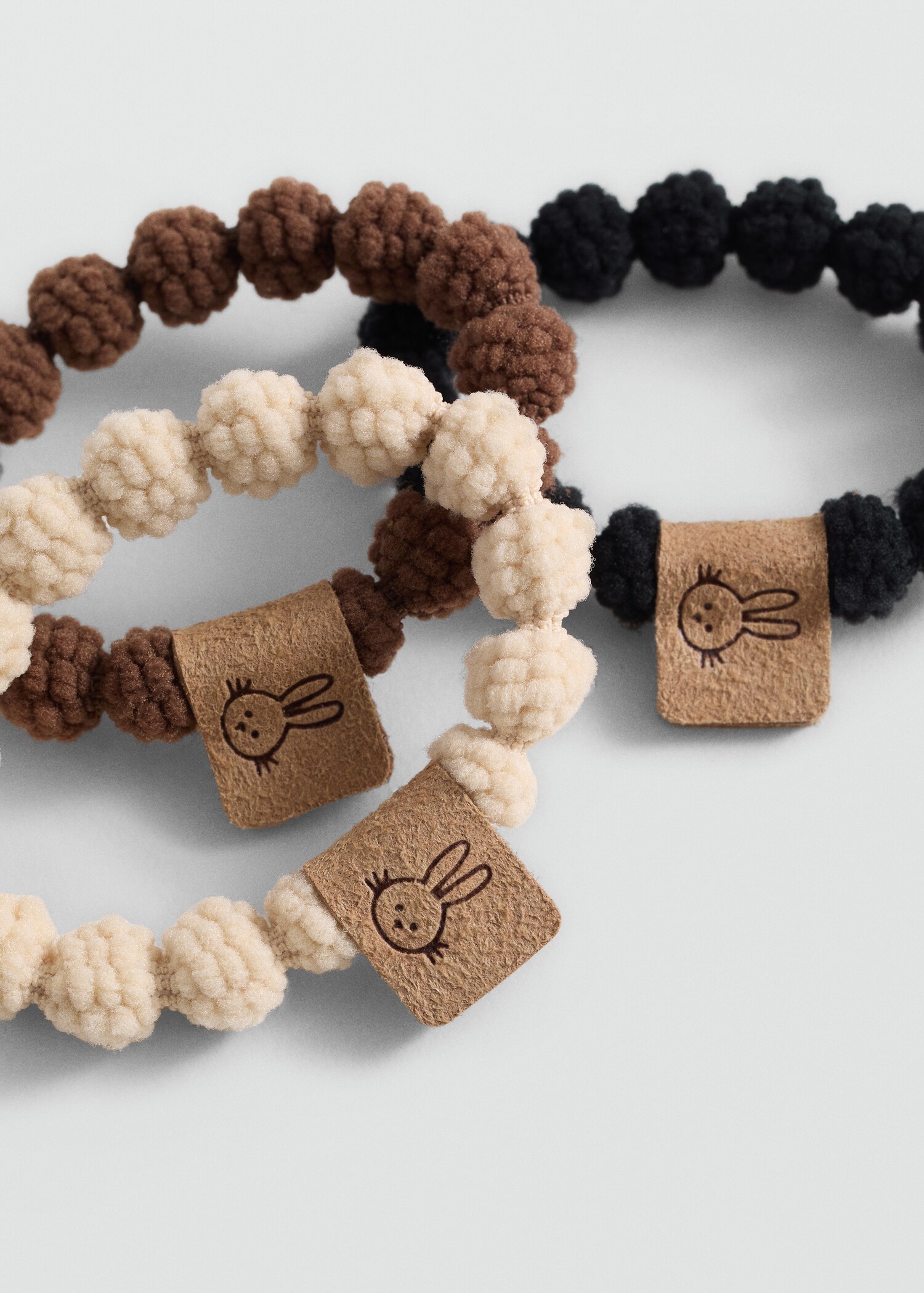 Ball hair tie 3 pack - Medium plane