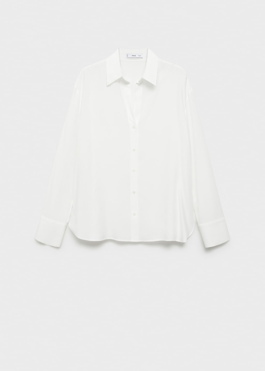 Lyocell fluid shirt - Women | MANGO USA
