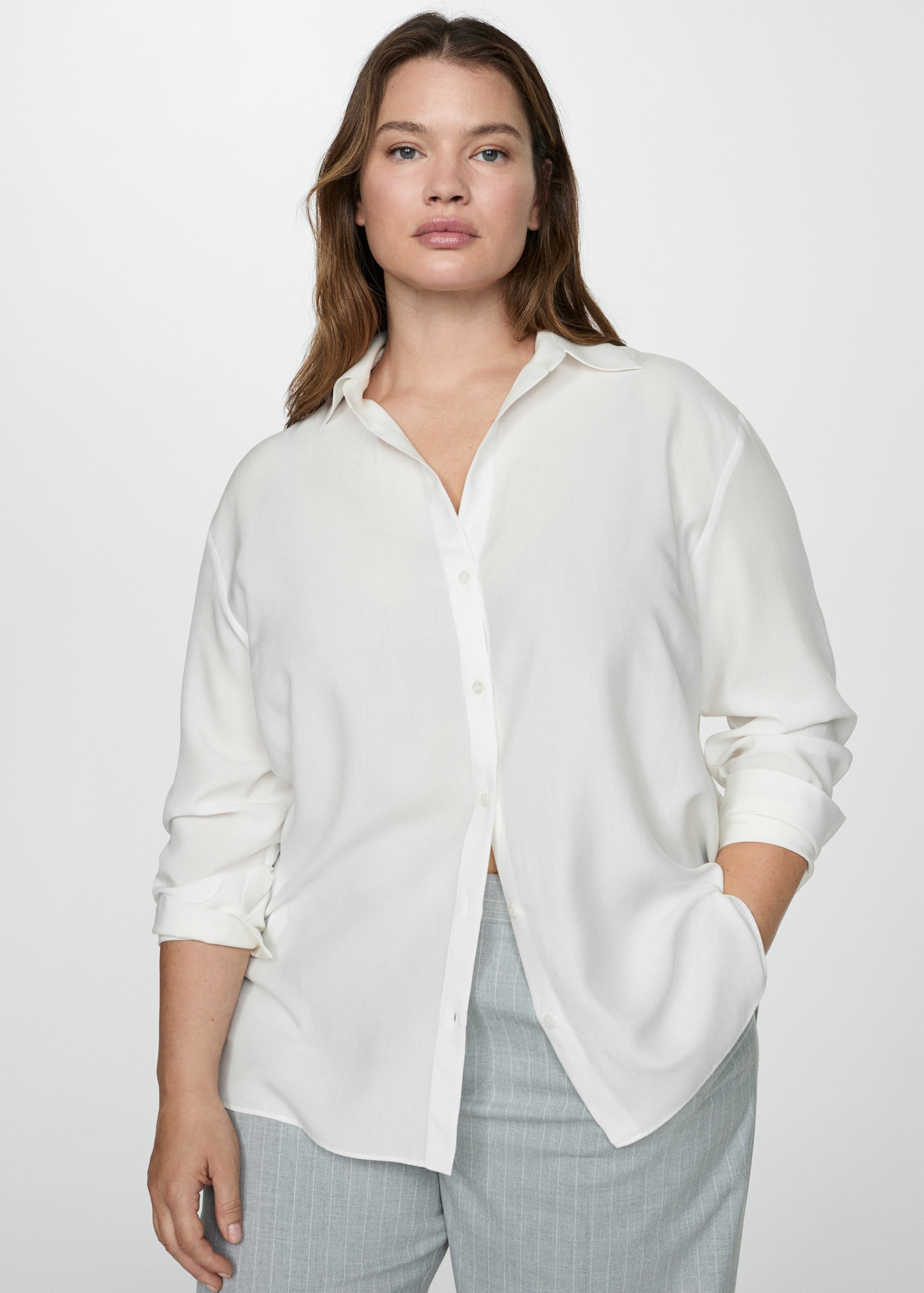 Camisa fluida lyocell - Detalle del artículo 5
