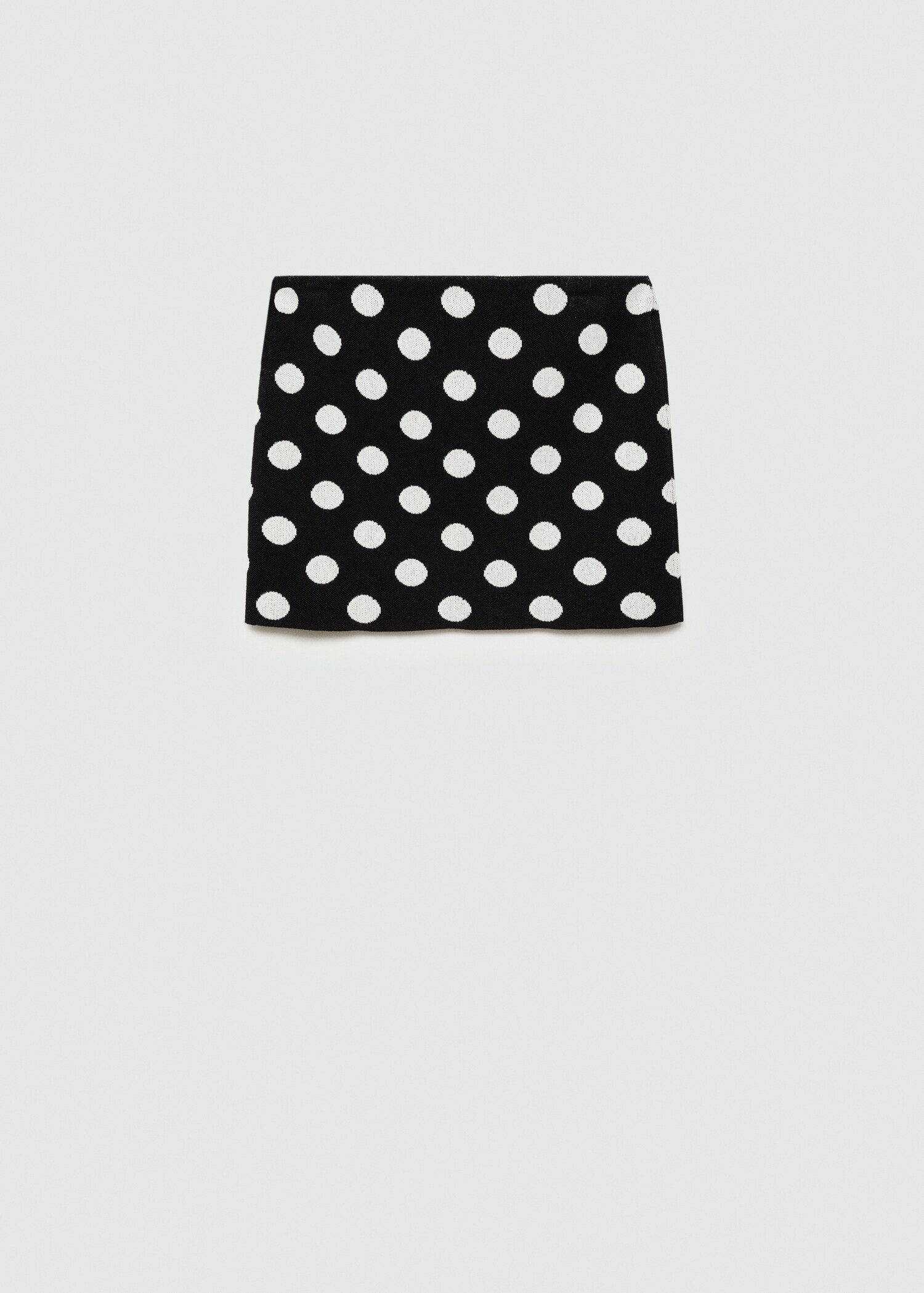 Polka-dot knitted skirt - Article without model