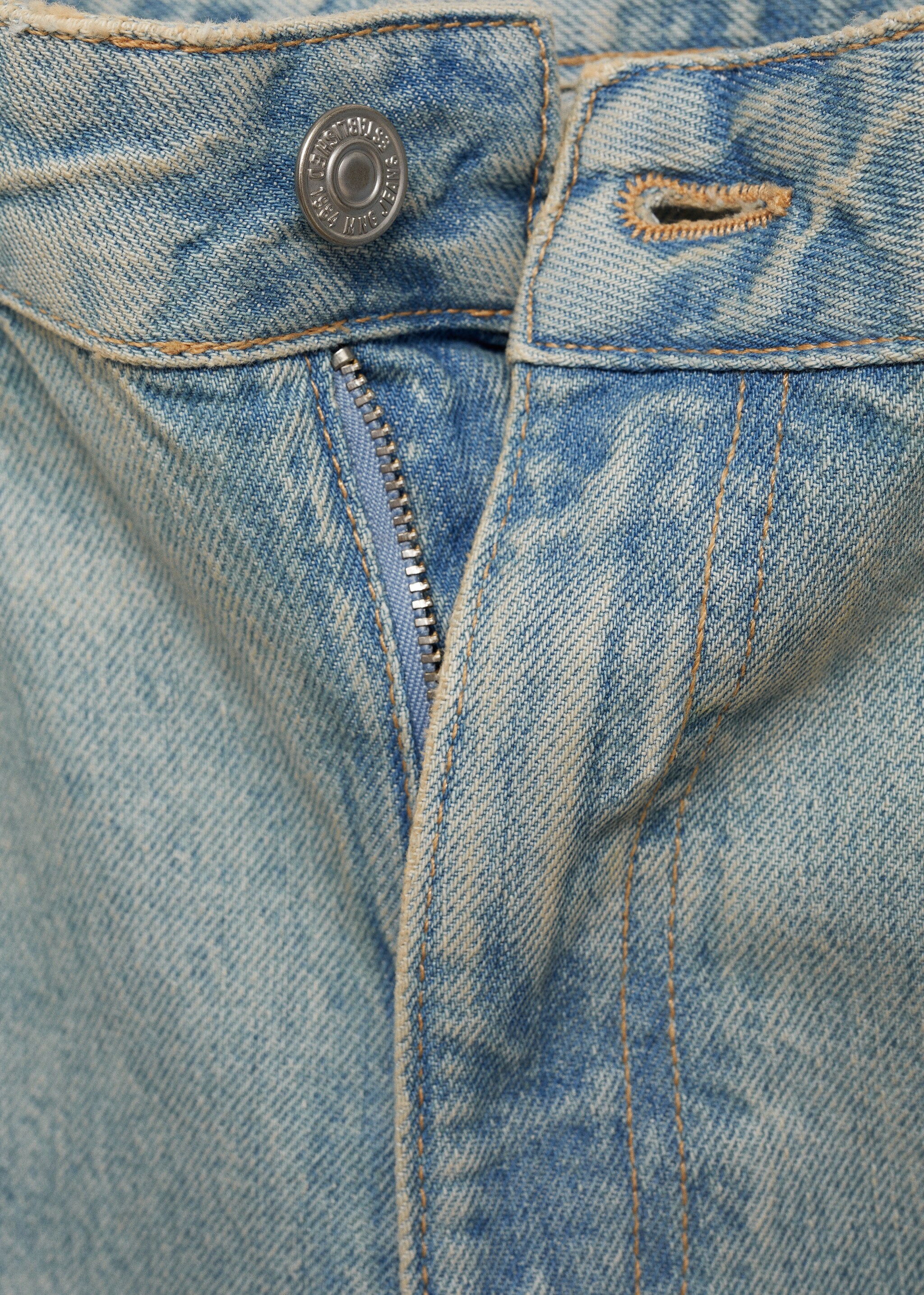 Mira straight jeans medium rise - Pormenor do artigo 8