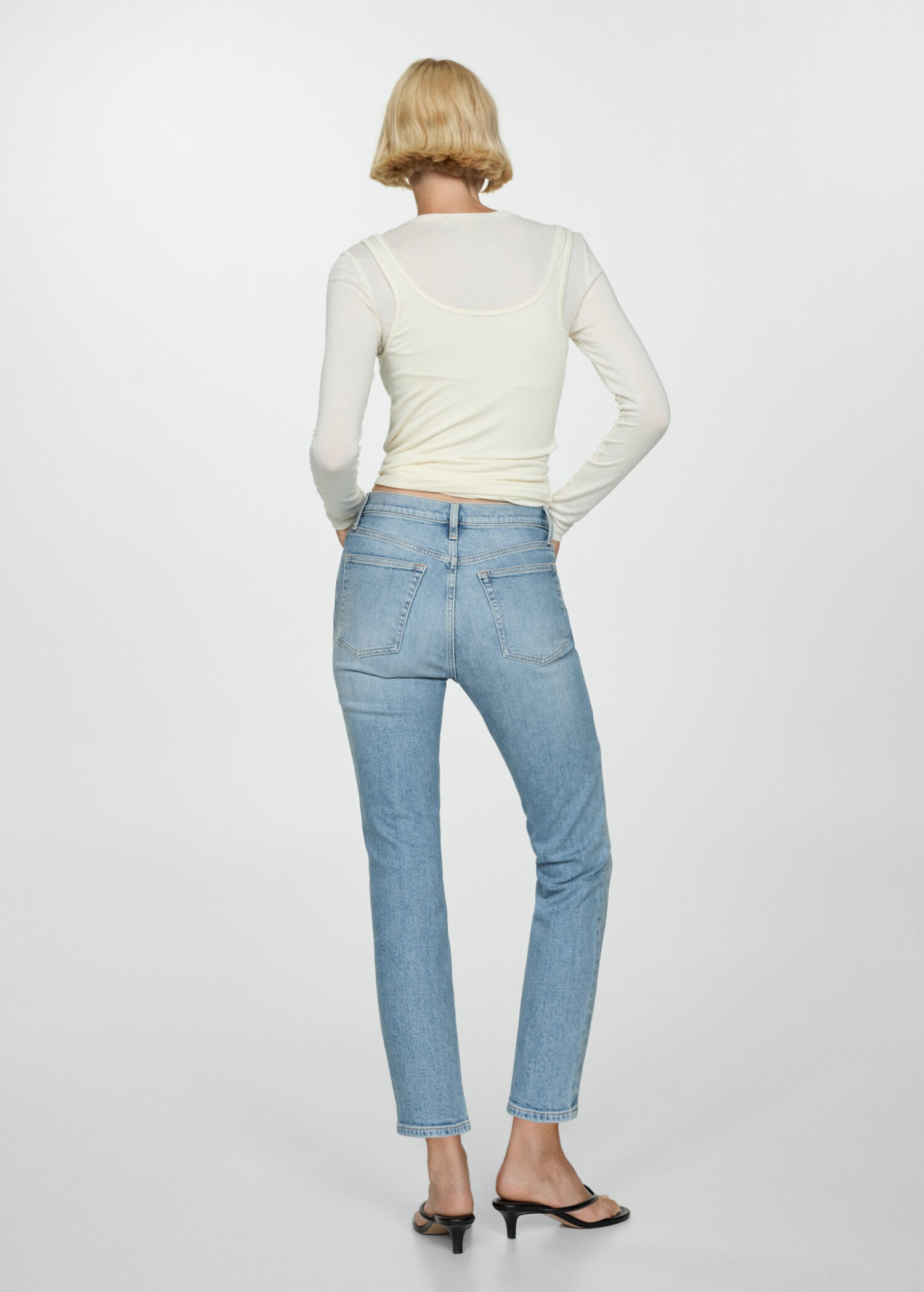 Claudia slim-fit cropped jeans - Reverse of the article