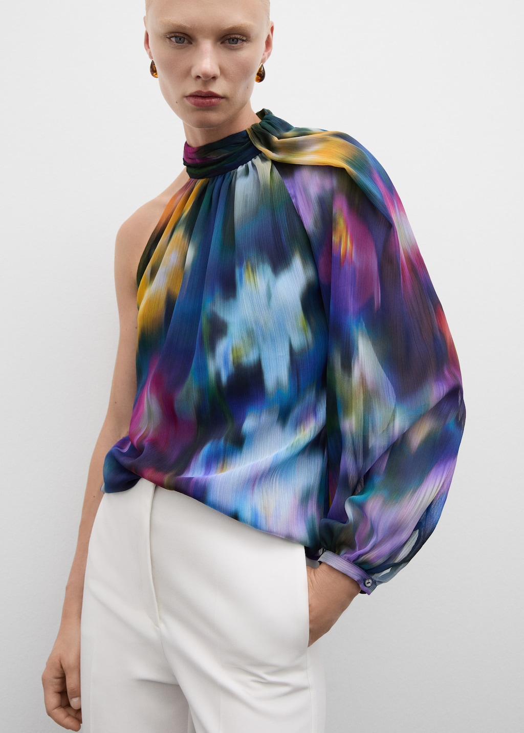 Blusas asimetricas mujer sale