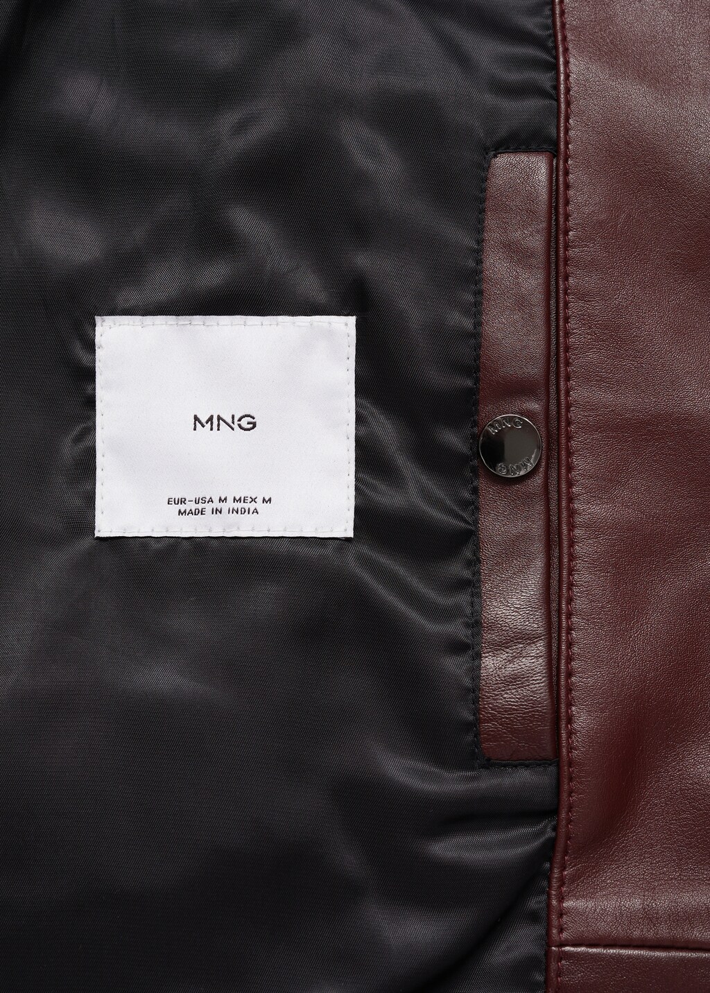 100 nappa leather jacket