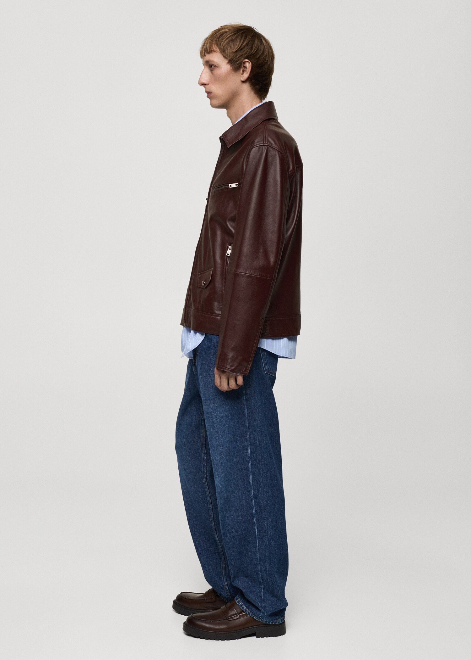 100% nappa leather jacket - Details of the article 6