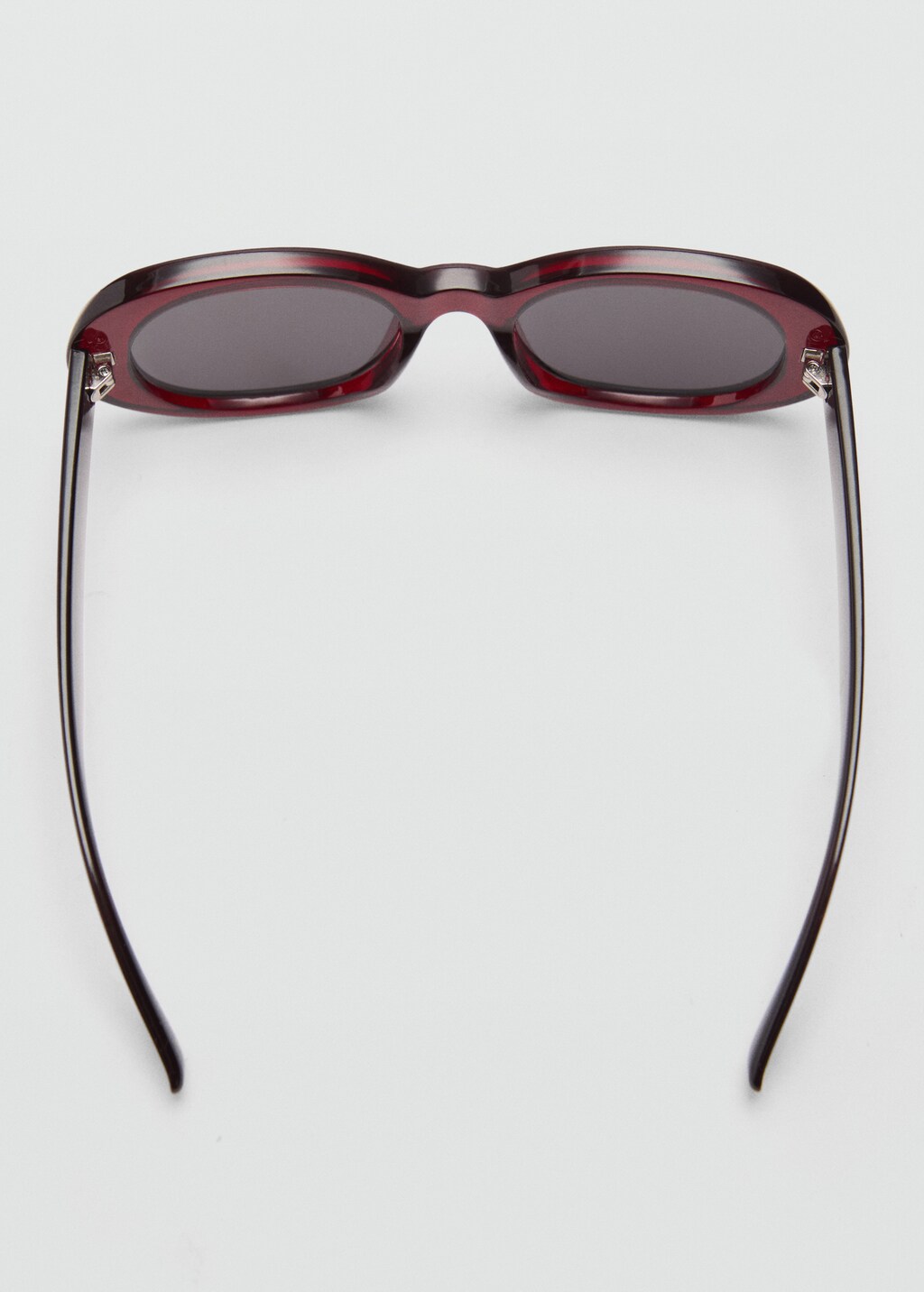 Lunette de soleil ronde verre rouge hotsell