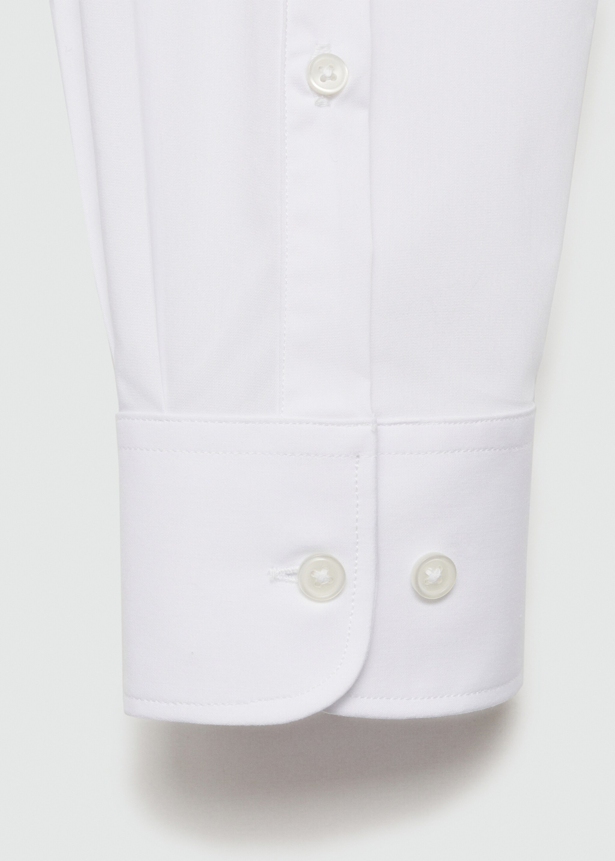 Regular-fit stretch cotton shirt - Details of the article 0