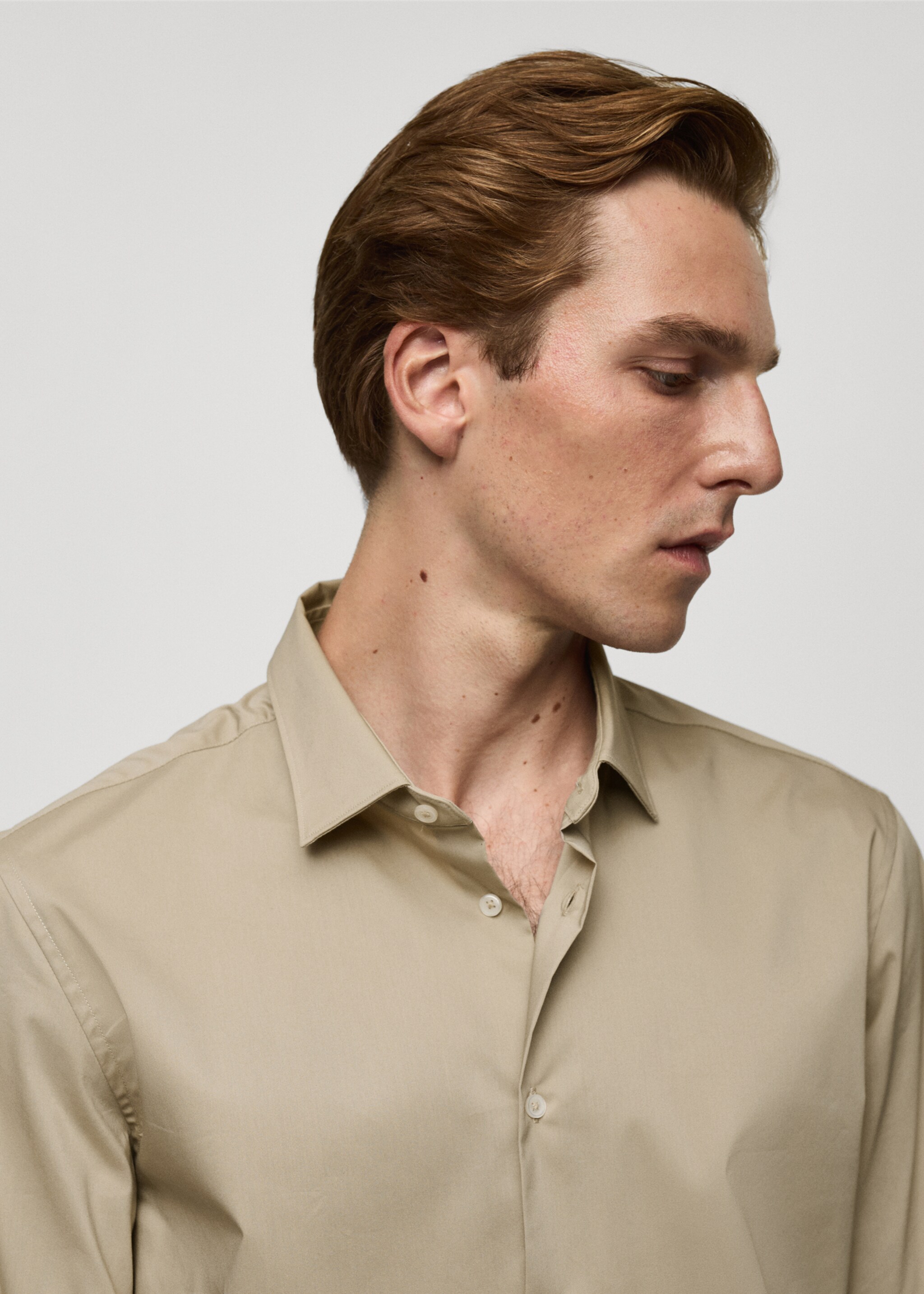 Рубашка regular fit из хлопка стретч - Деталь изделия 6