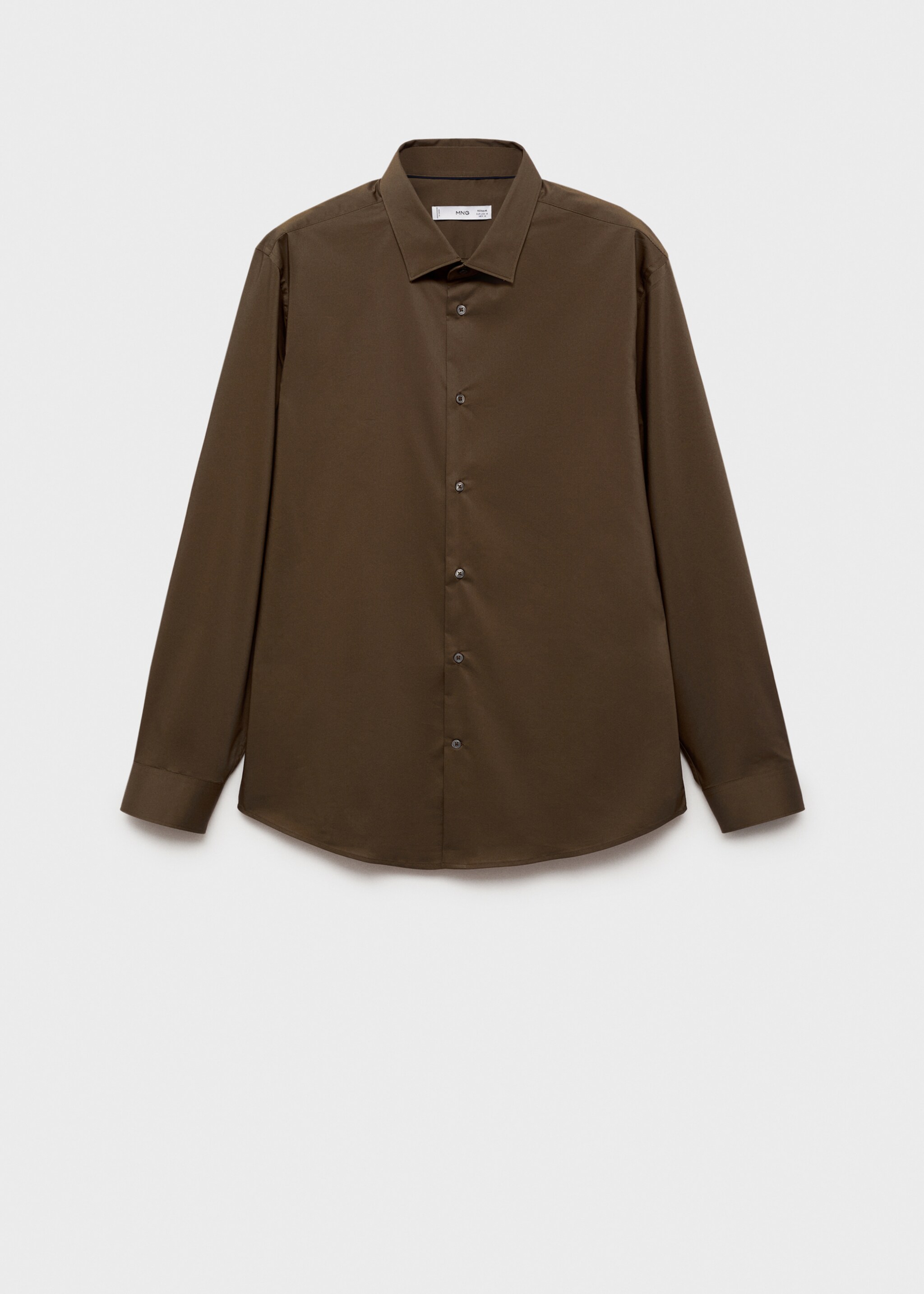 Рубашка regular fit из хлопка стретч - Изделие без модели