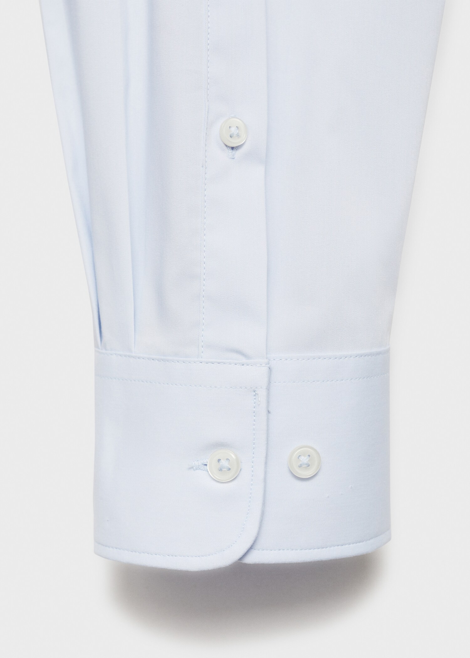 Regular-fit stretch cotton shirt - Details of the article 0