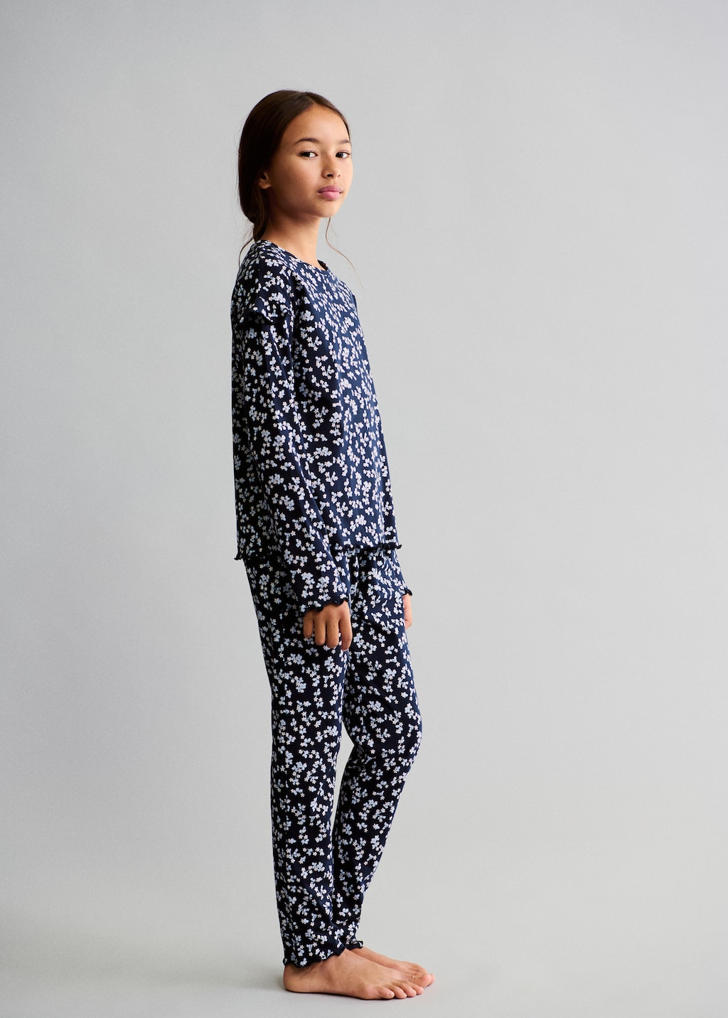 Printed long pyjamas