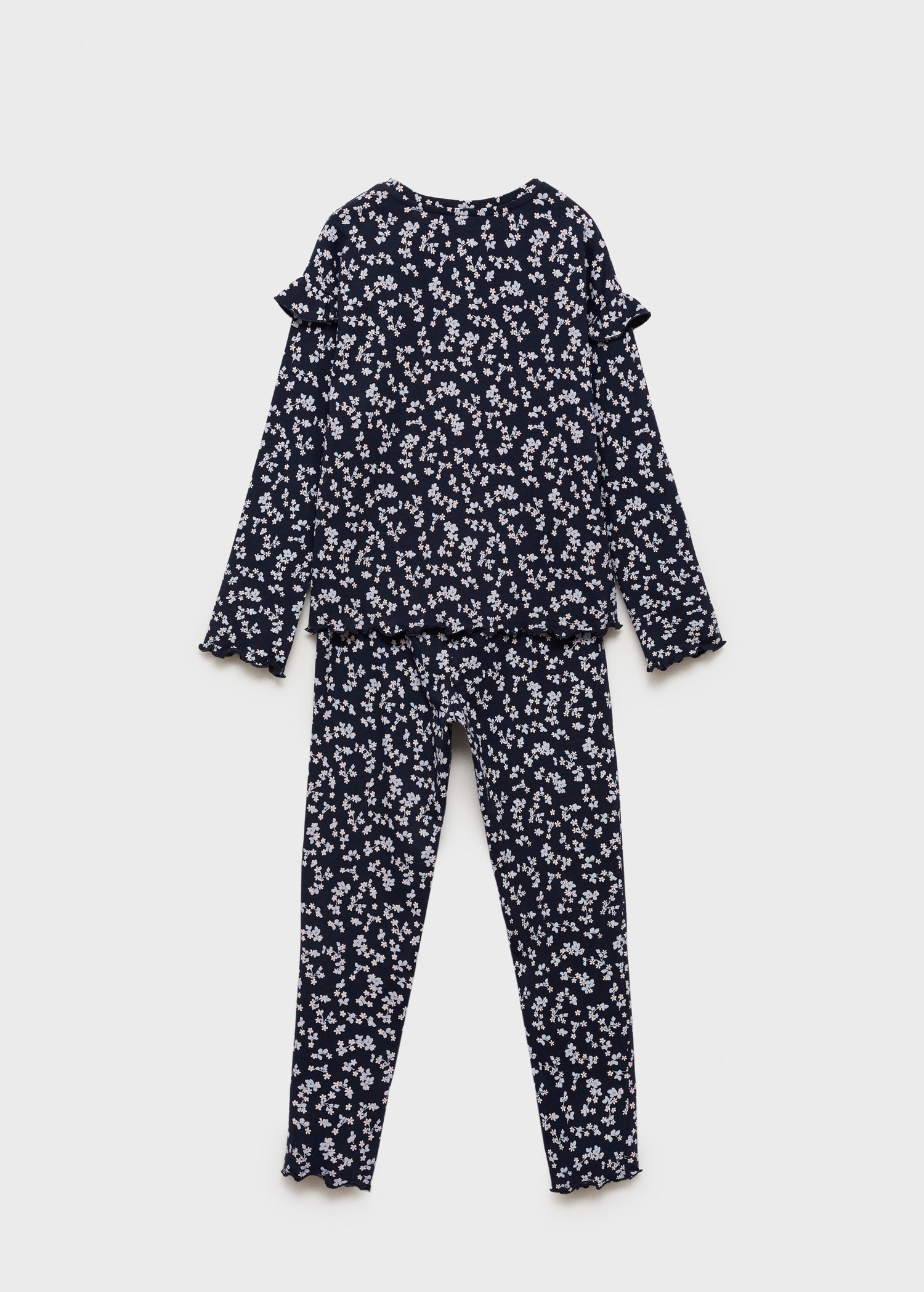 Printed long pyjamas - Reverse of the article