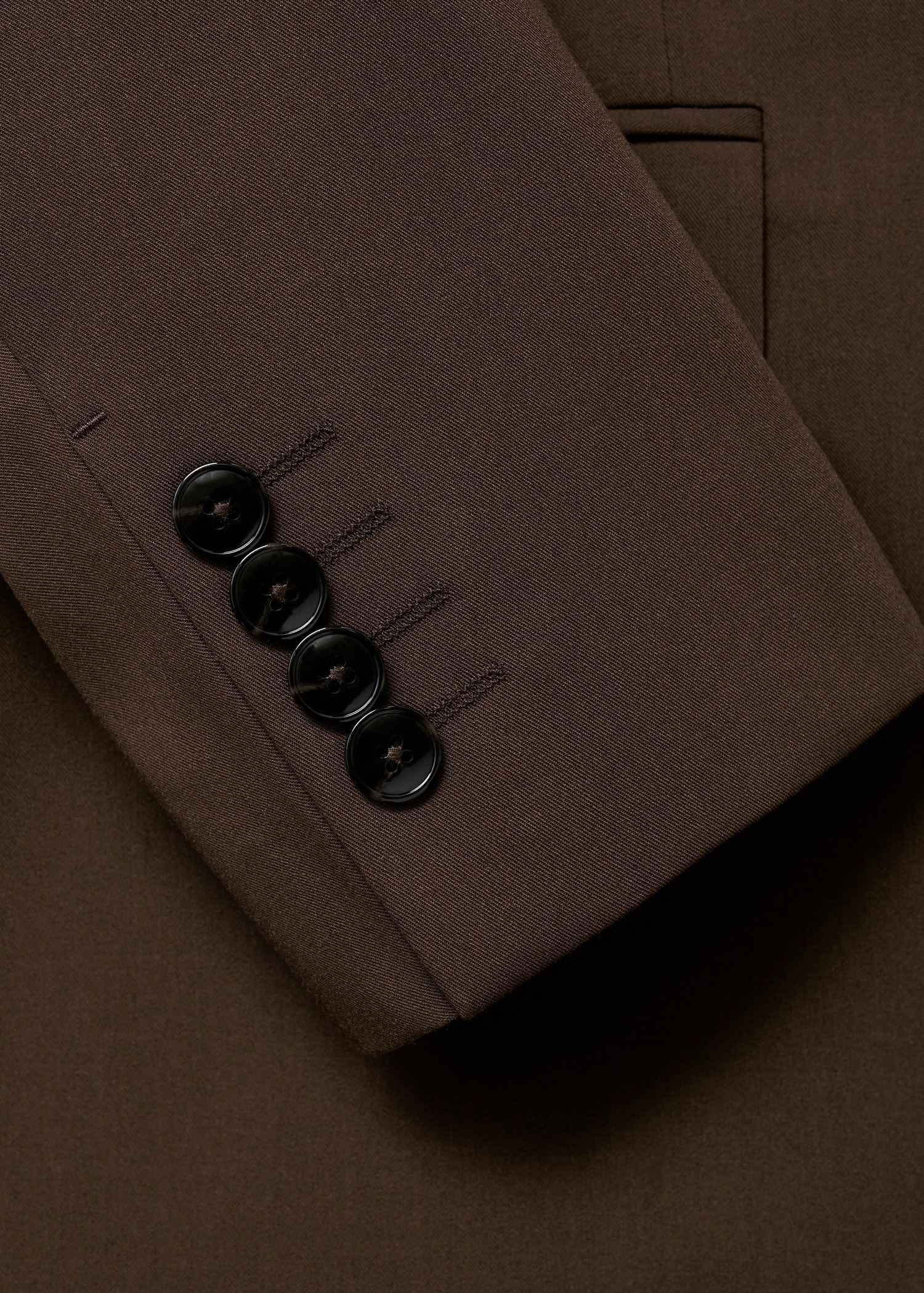 Super slim-fit suit jacket in stretch fabric - Details of the article 0