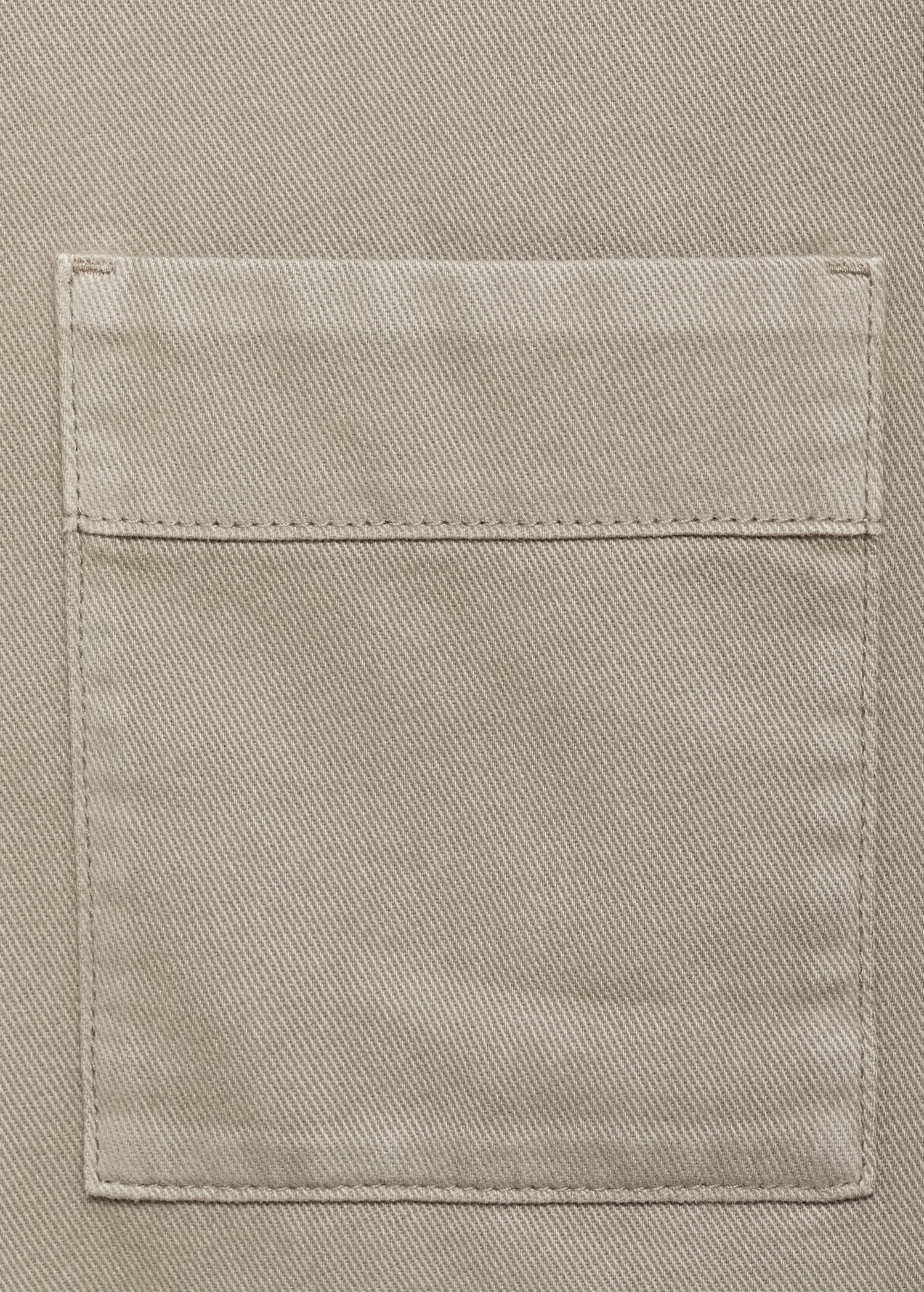 Pocket denim overshirt - Details of the article 0