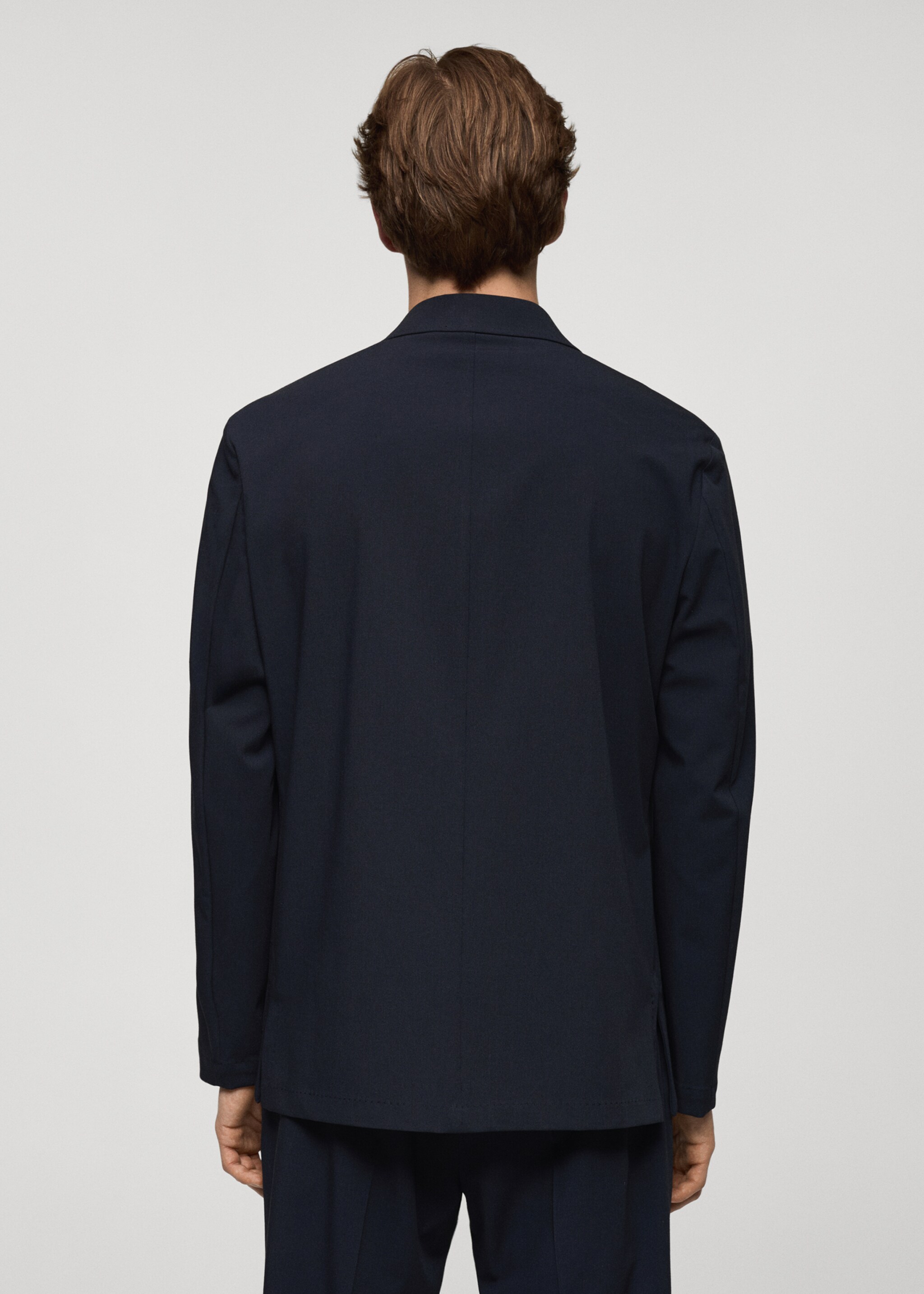 Slim-fit suit jacket with pockets - Reverse of the article
