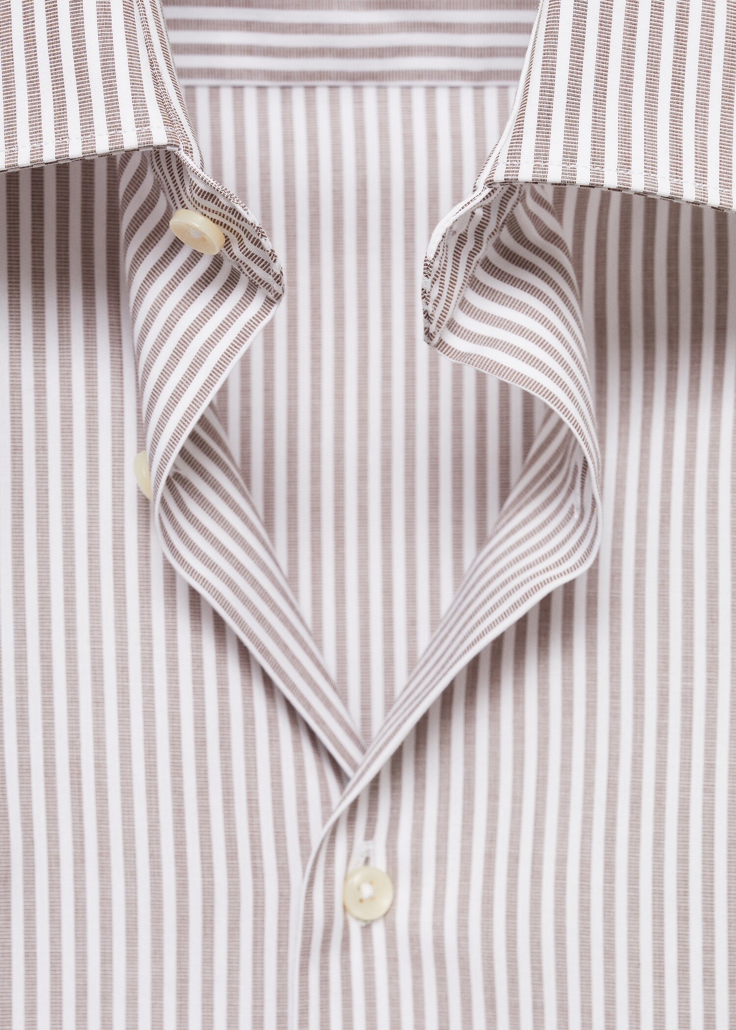 Slim fit fine-striped cotton shirt - Details of the article 8