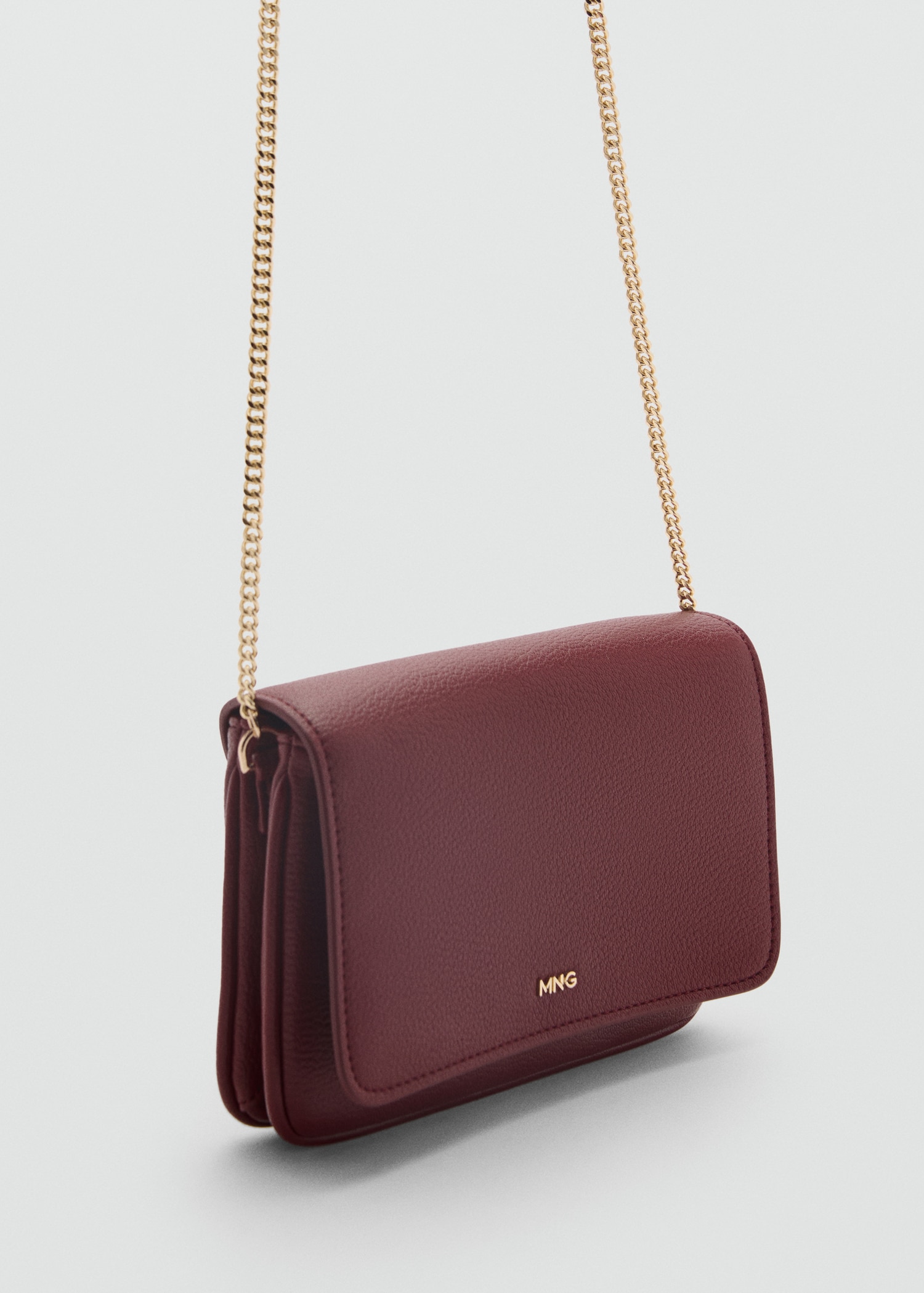 Crossbody bag with chain - Medium plane