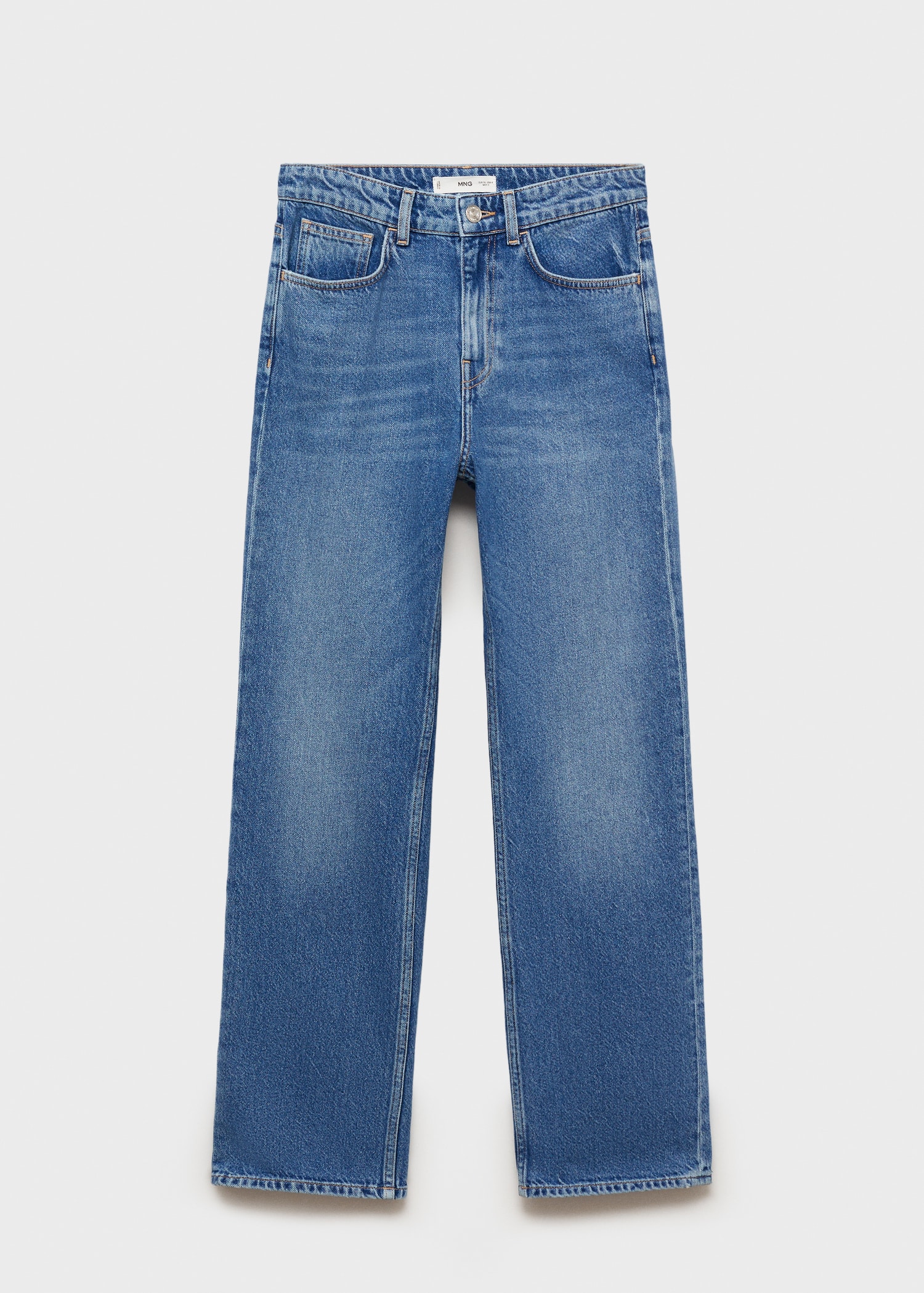 Jeans Matilda rectos tiro medio - Artículo sin modelo