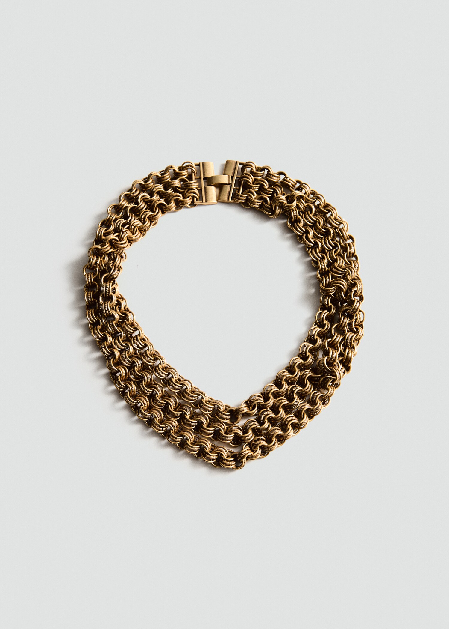 Collier maillons combinés - Article sans modèle