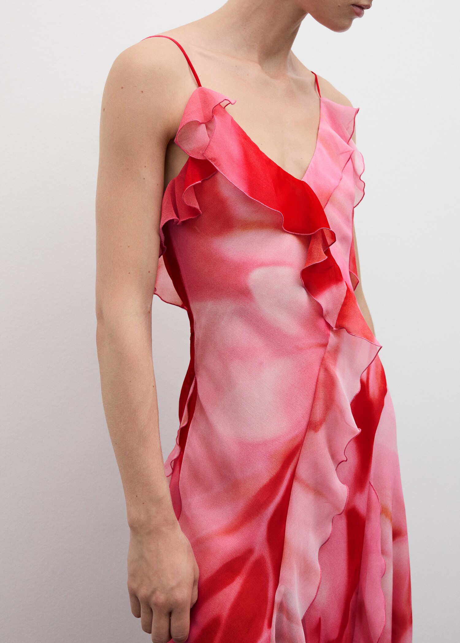 ruffles-slit-dress-women-mango-usa