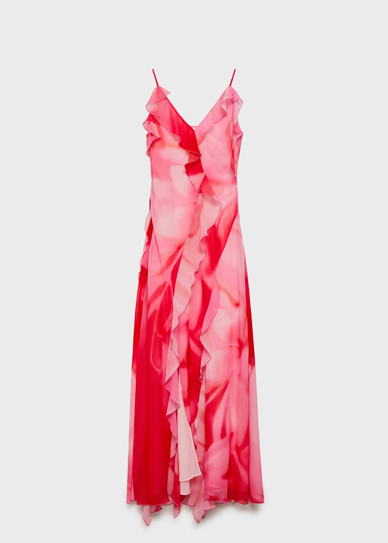 Vestido abertura volantes - Artículo sin modelo
