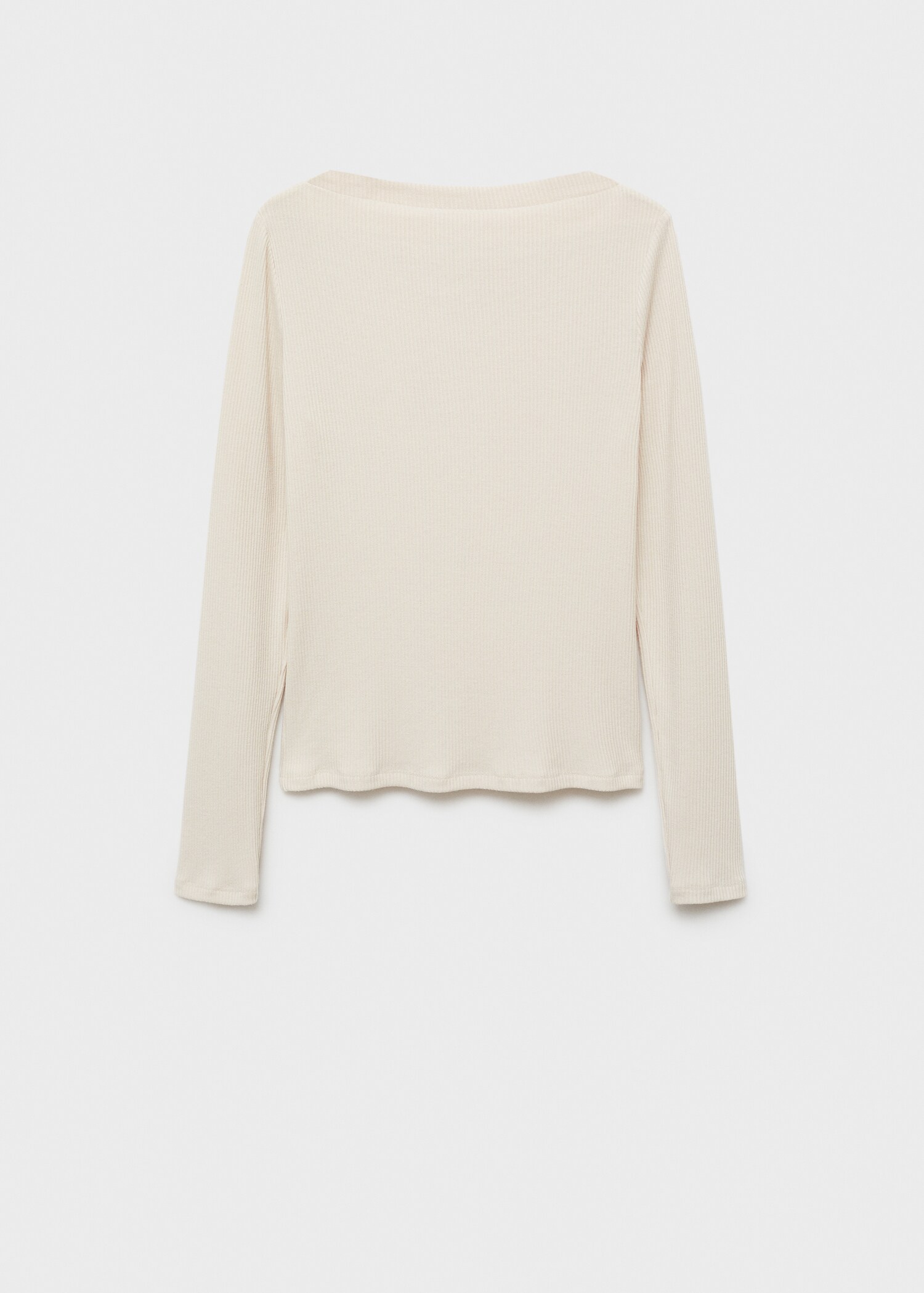 Long-sleeved knitted t-shirt - Article without model