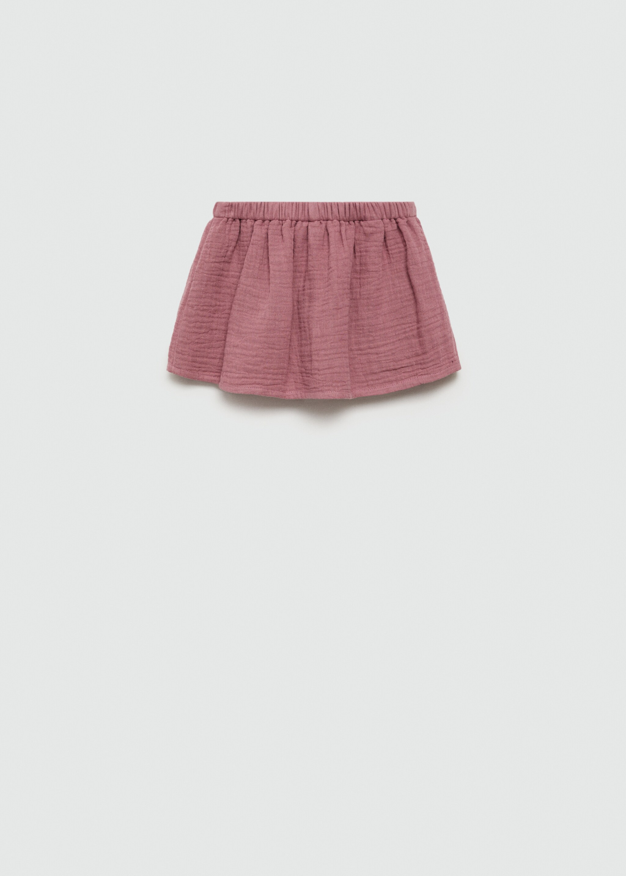 Cotton skort - Reverse of the article