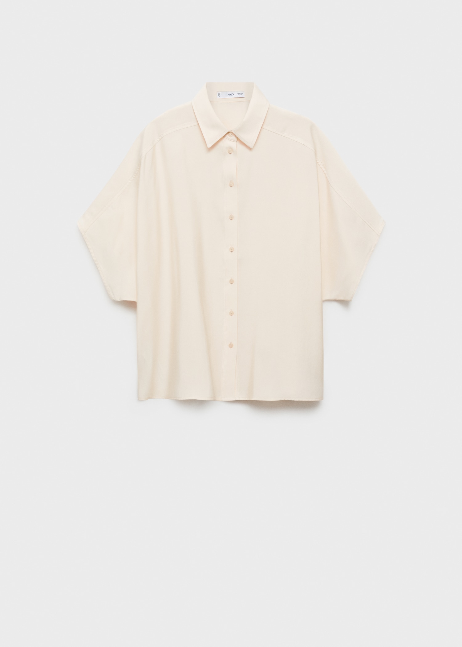 Camisa oversize manga corta - Main Image