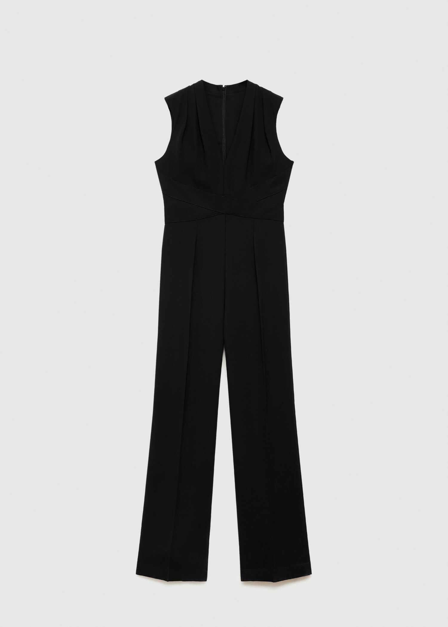 Lange jumpsuit met gekruist detail - Artikel zonder model