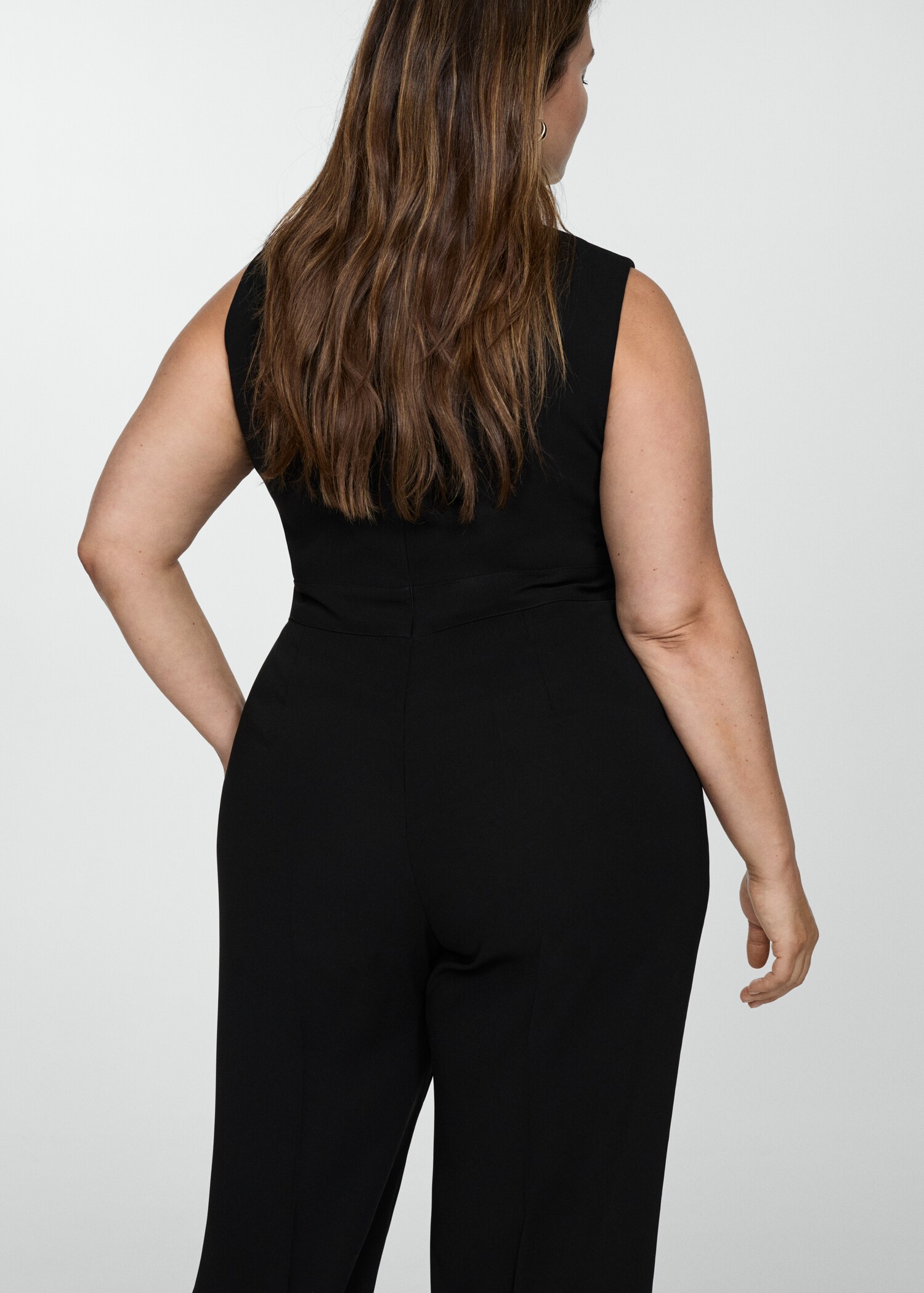 Lange jumpsuit met gekruist detail - Detail van het artikel 4