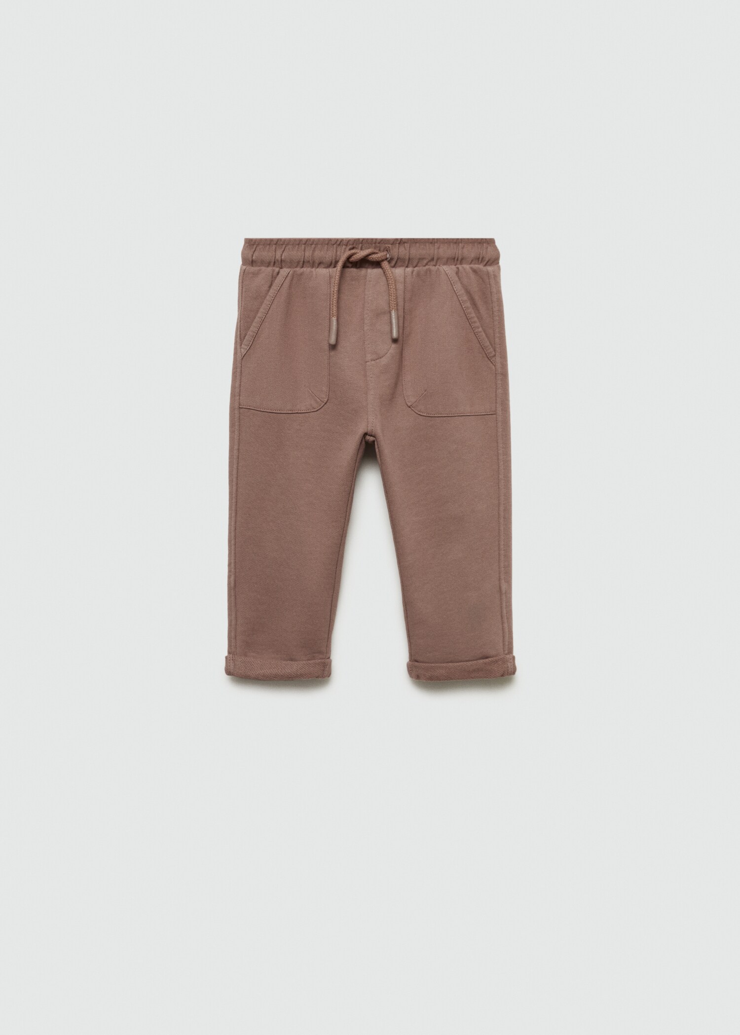 Cotton jogger-style trousers - Article without model