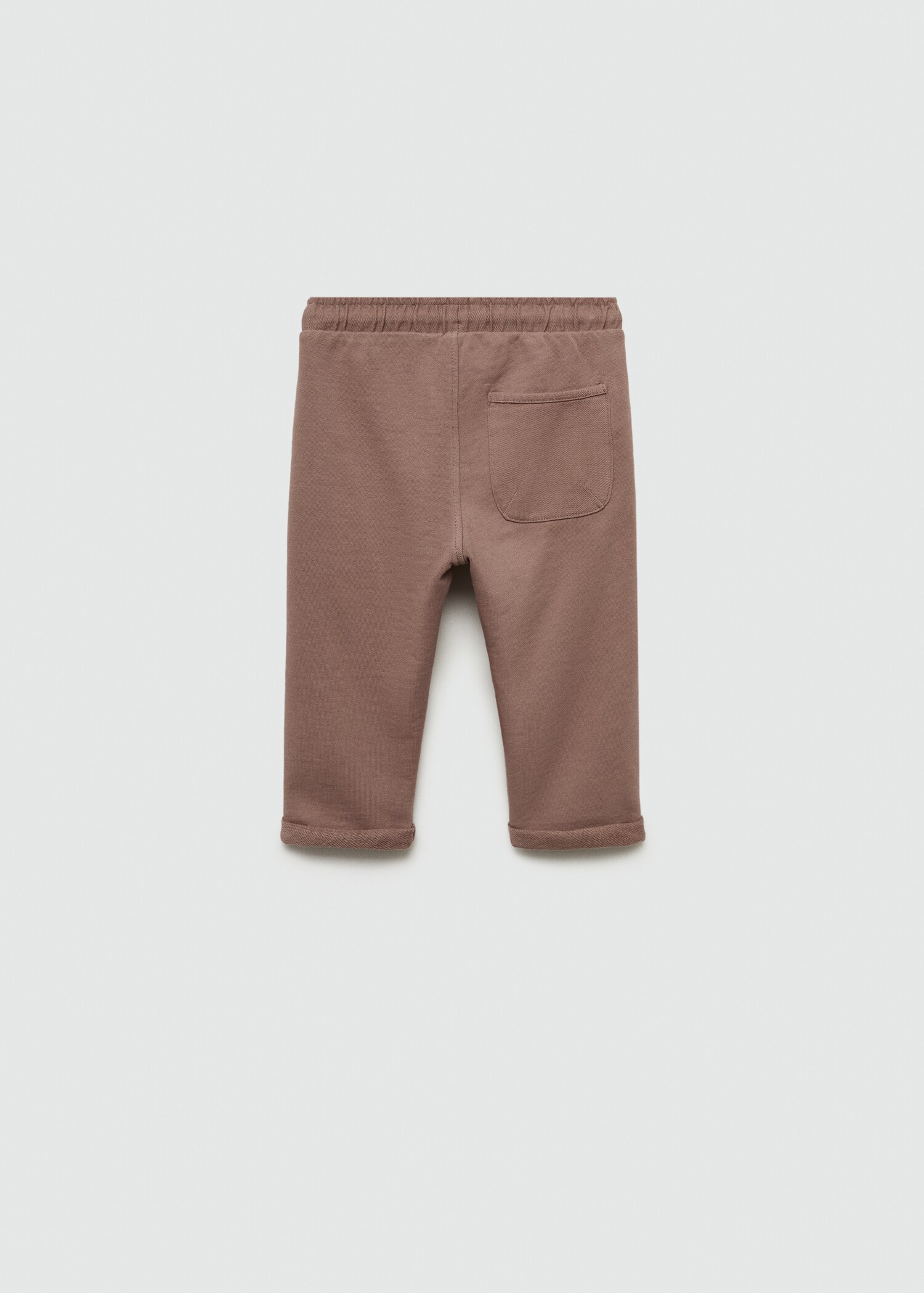 Cotton jogger-style trousers - Reverse of the article