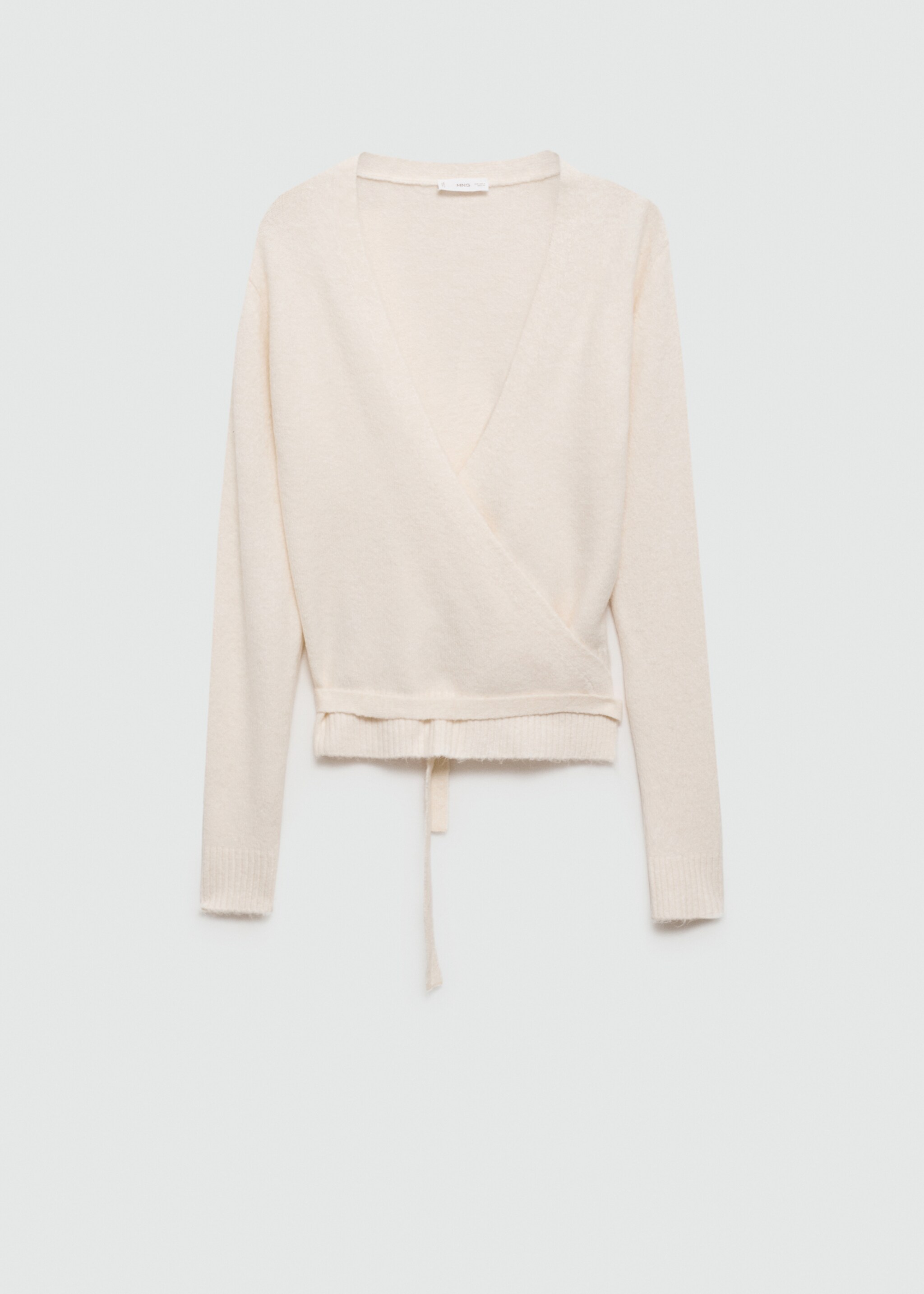 Cárdigan lazo cruzado - Artículo sin modelo, Crudo. Ref: 77064782-00.