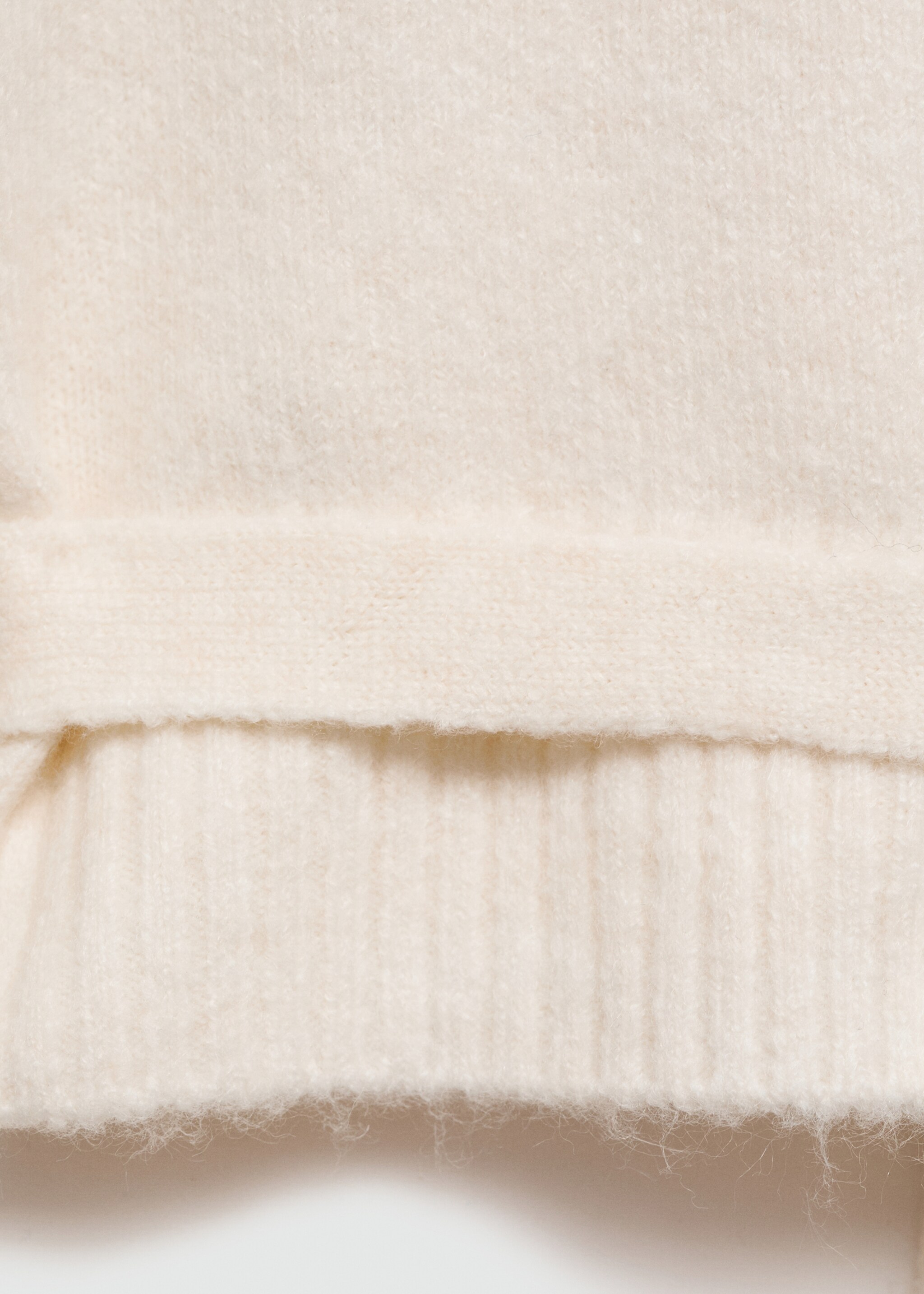 Cárdigan lazo cruzado - Detalle del artículo 8, Crudo. Ref: 77064782-00.