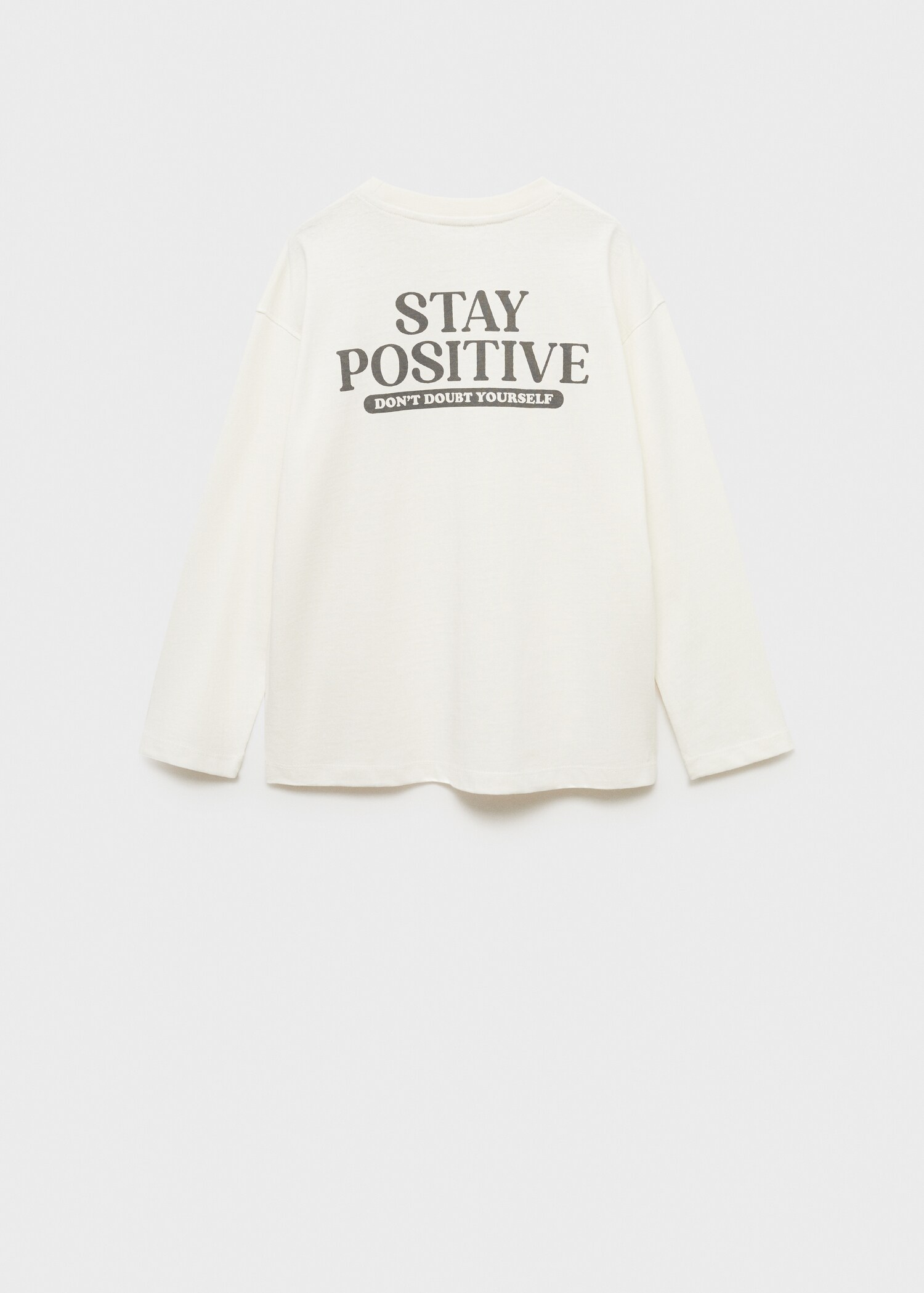 Printed long sleeve t-shirt - Reverse of the article