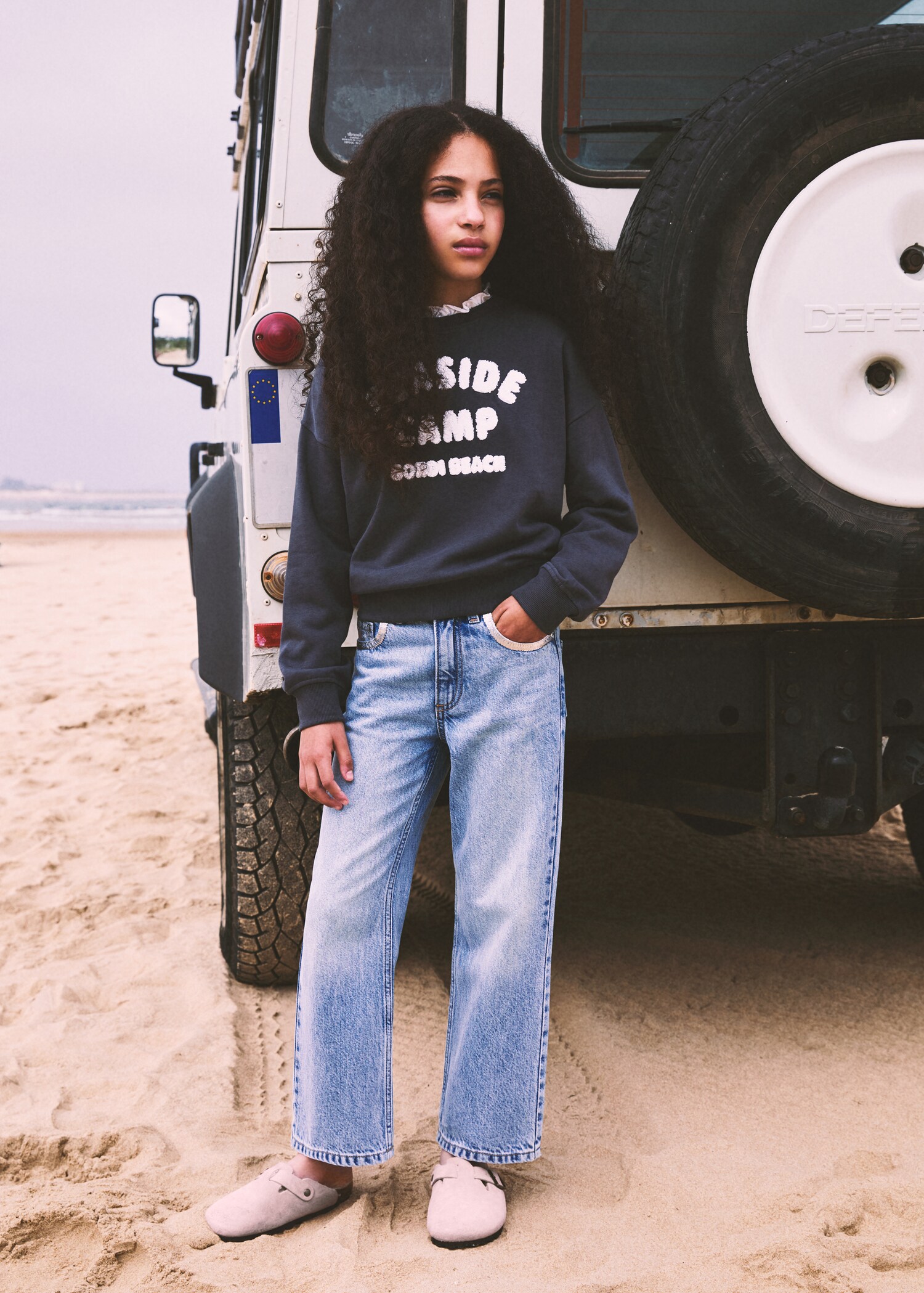 Cotton-blend printed sweatshirt - Details of the article 5