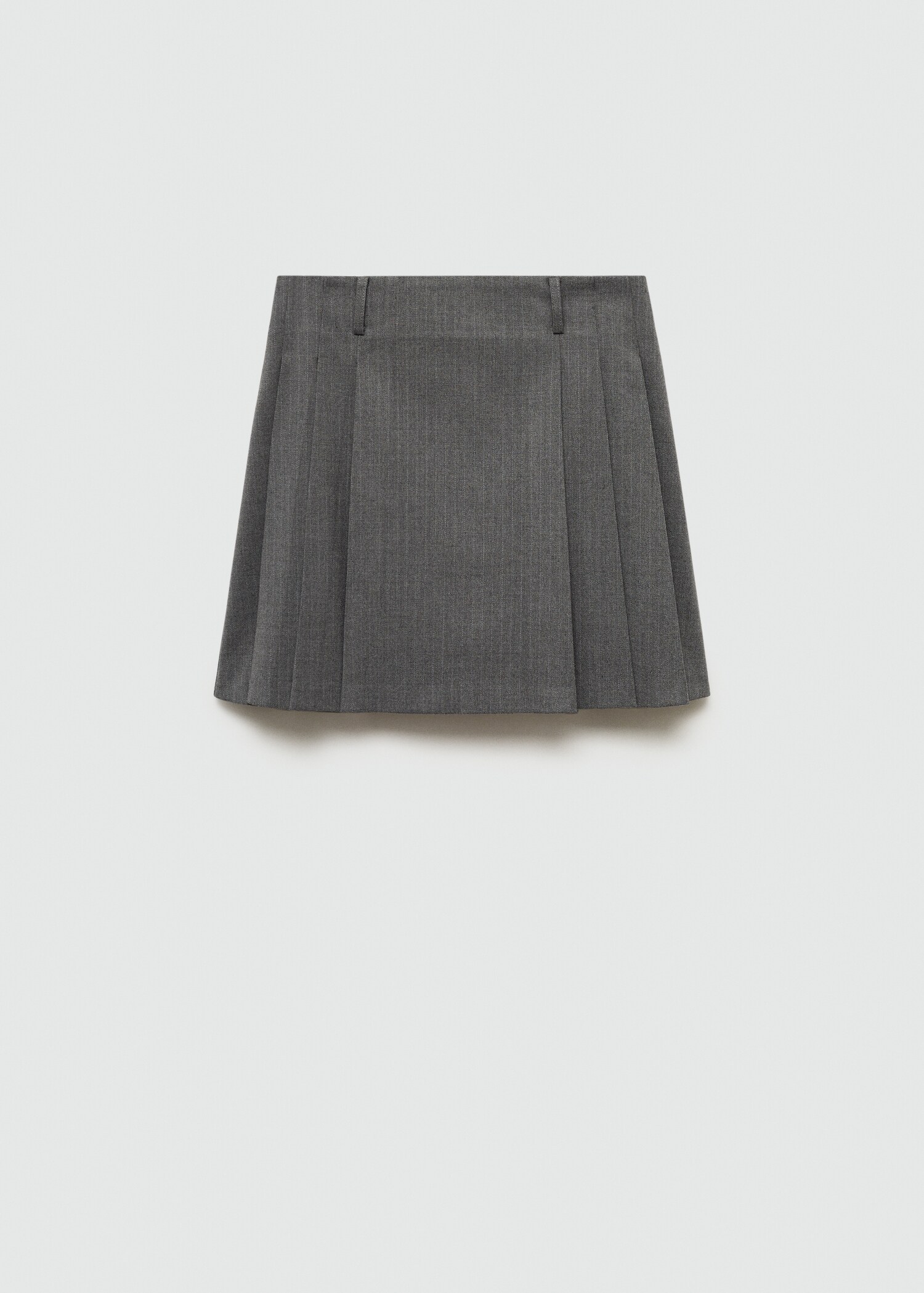Pinstriped pleated skirt - Article without model