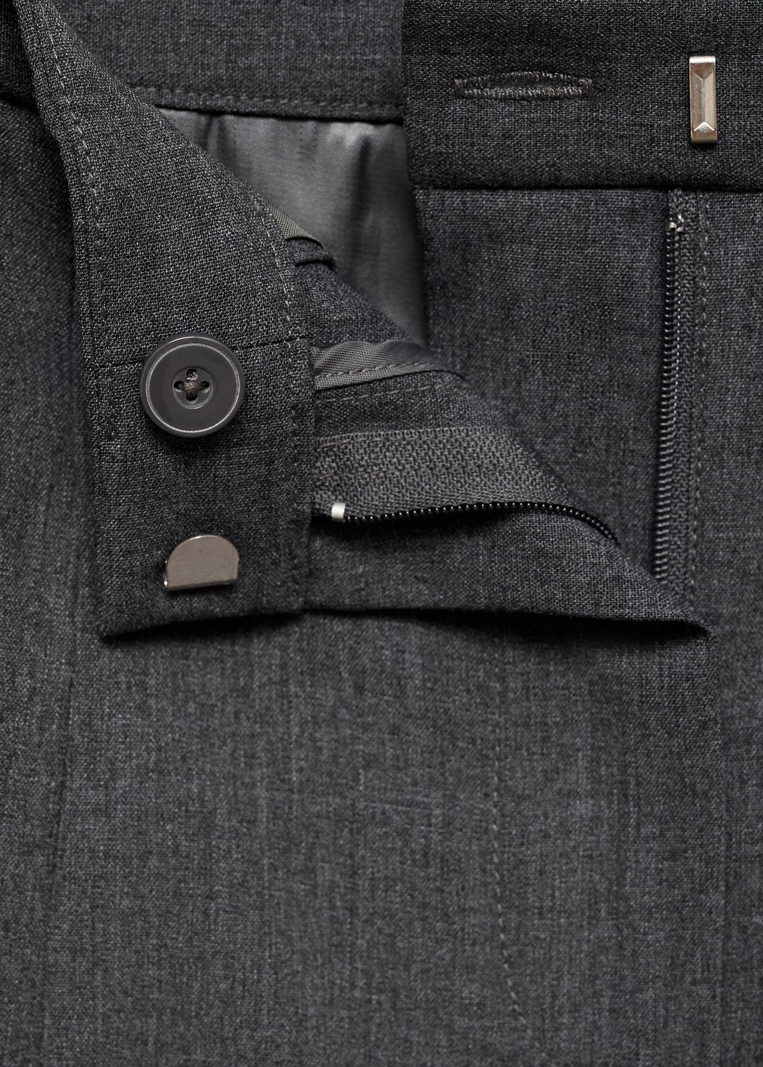 Wideleg pleated trousers - Details of the article 8