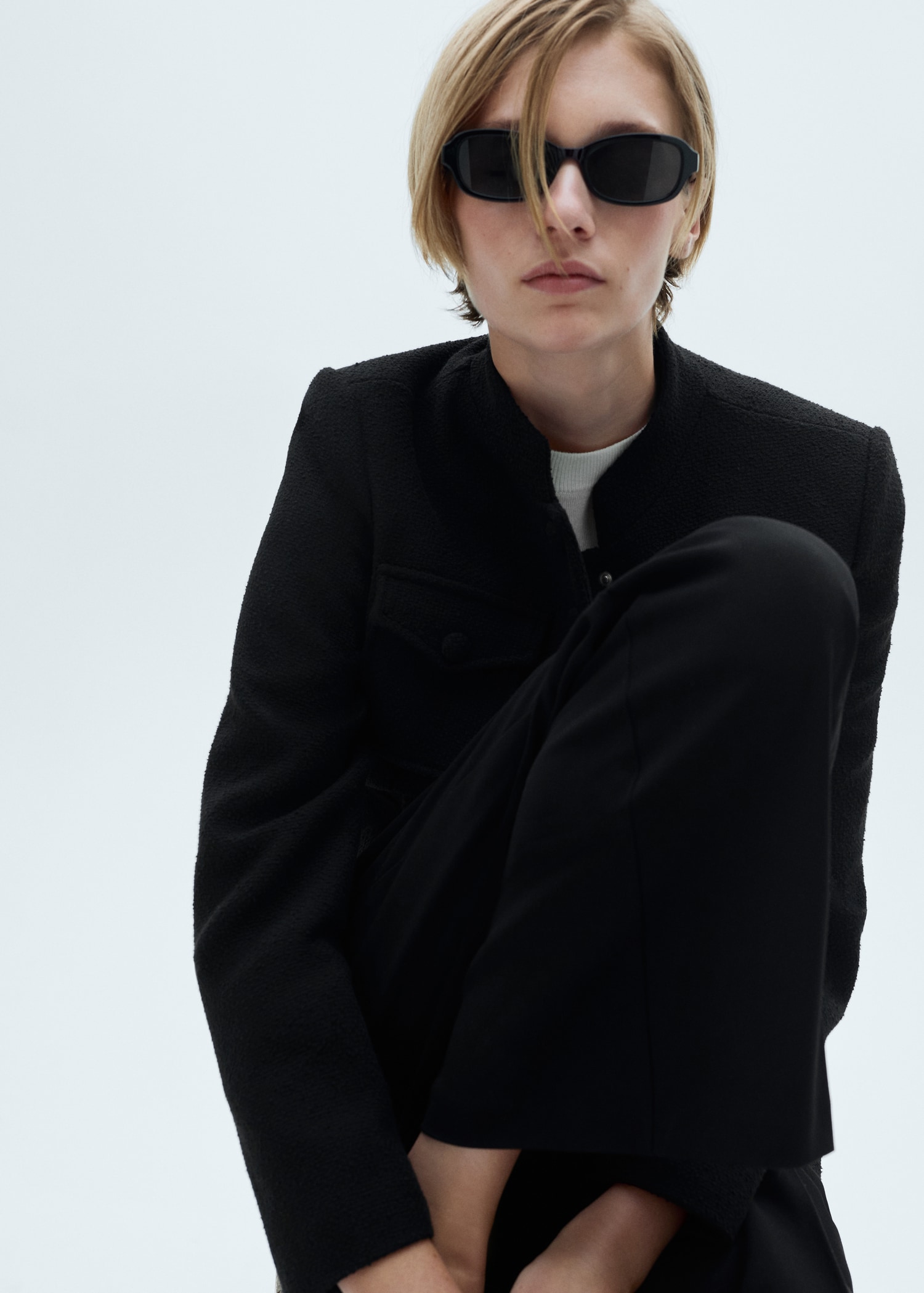 Wideleg pleated trousers - Details of the article 6