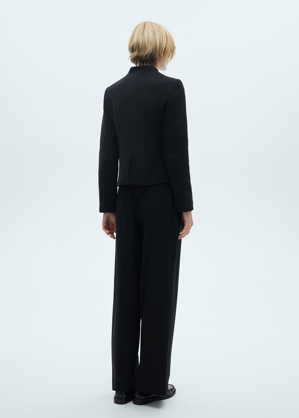 Mango Wideleg pleated pants thumbnail