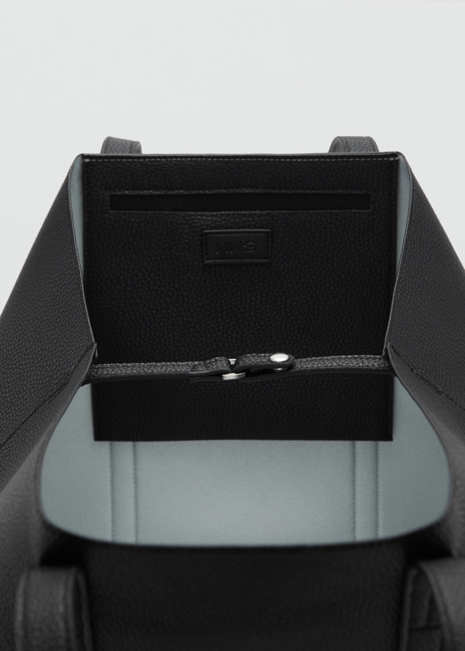 Leather-effect shopper bag - Details of the article 1